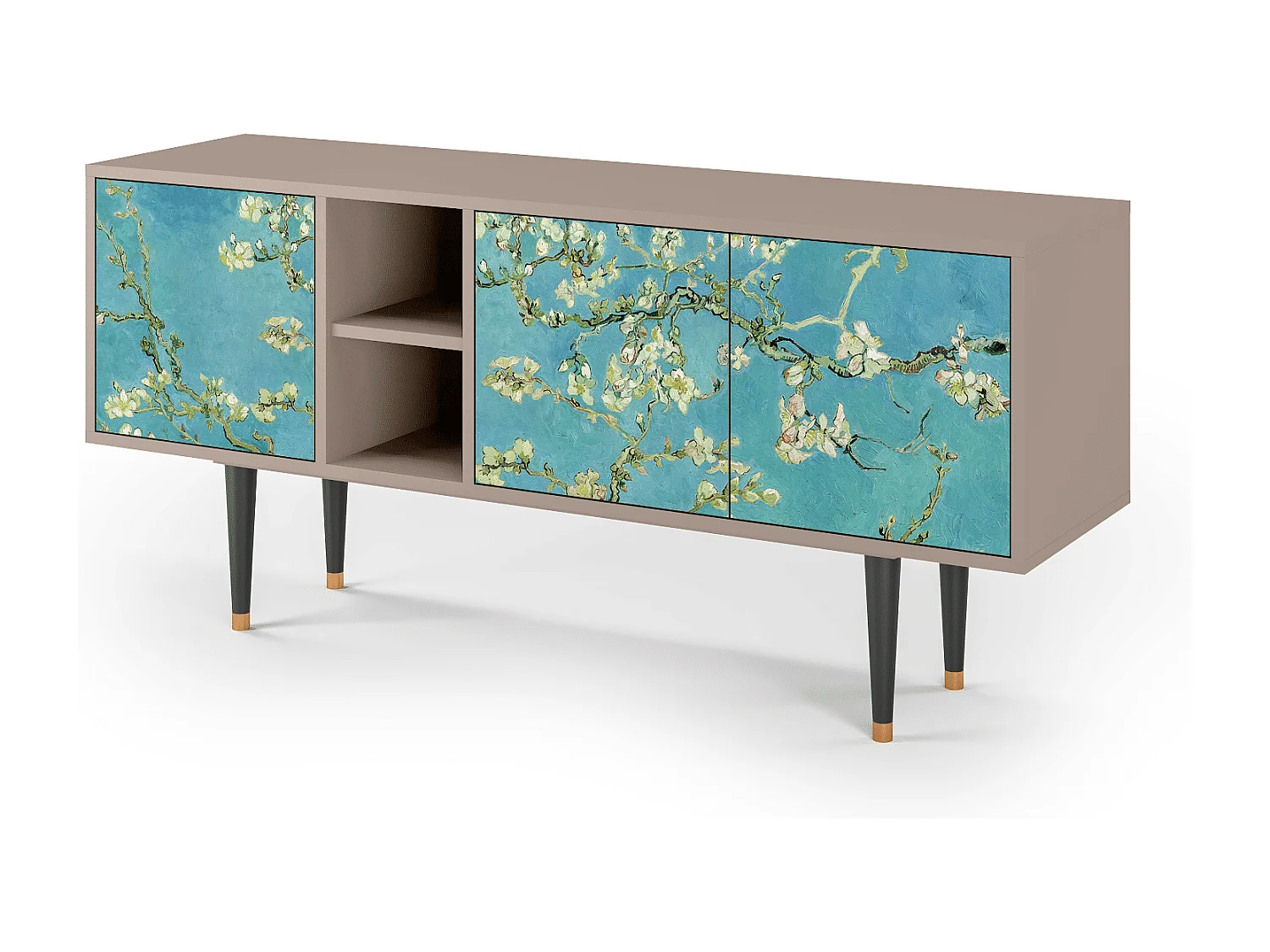 Meuble TV - 150х69х41 cm - T5 - Almond Blossom, Latte