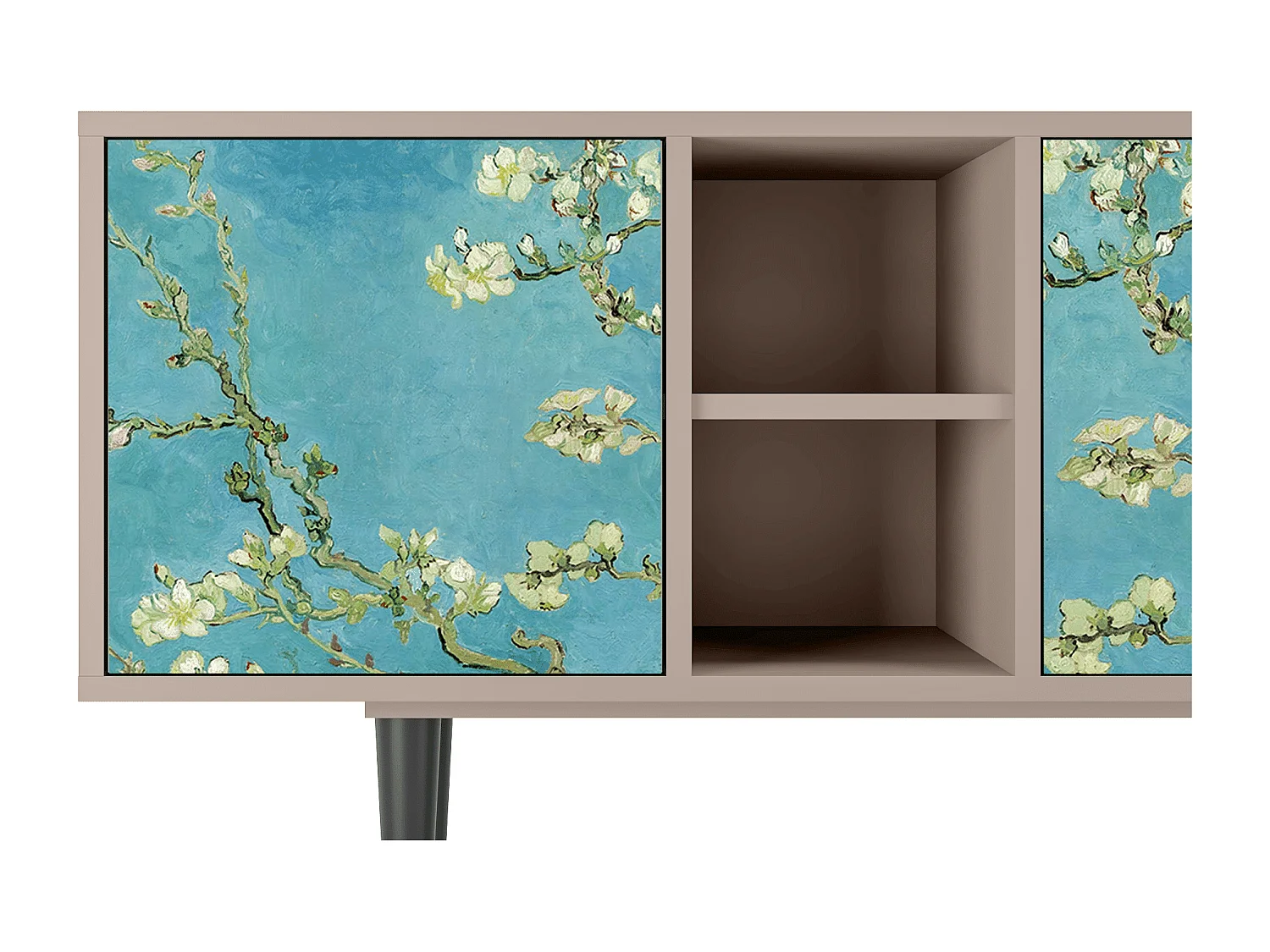 Meuble TV - 150х69х41 cm - T5 - Almond Blossom, Latte