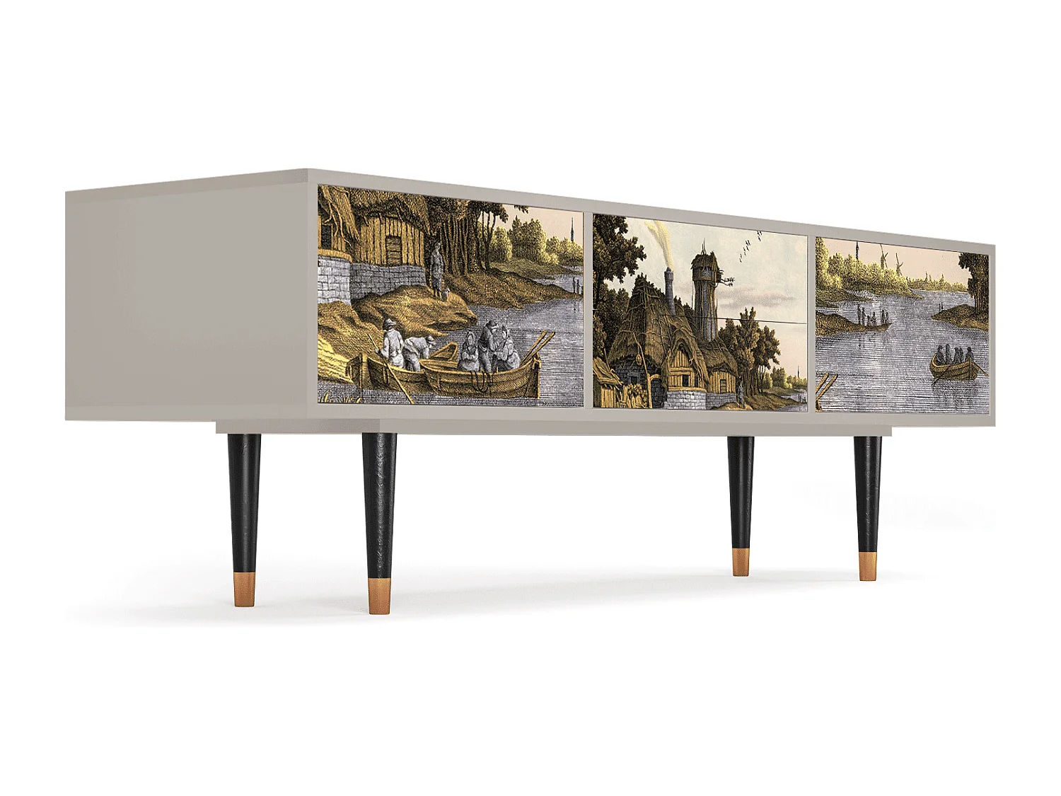 TV-Möbel - 170х59х48 cm - T4 - Mill along a River, Sand