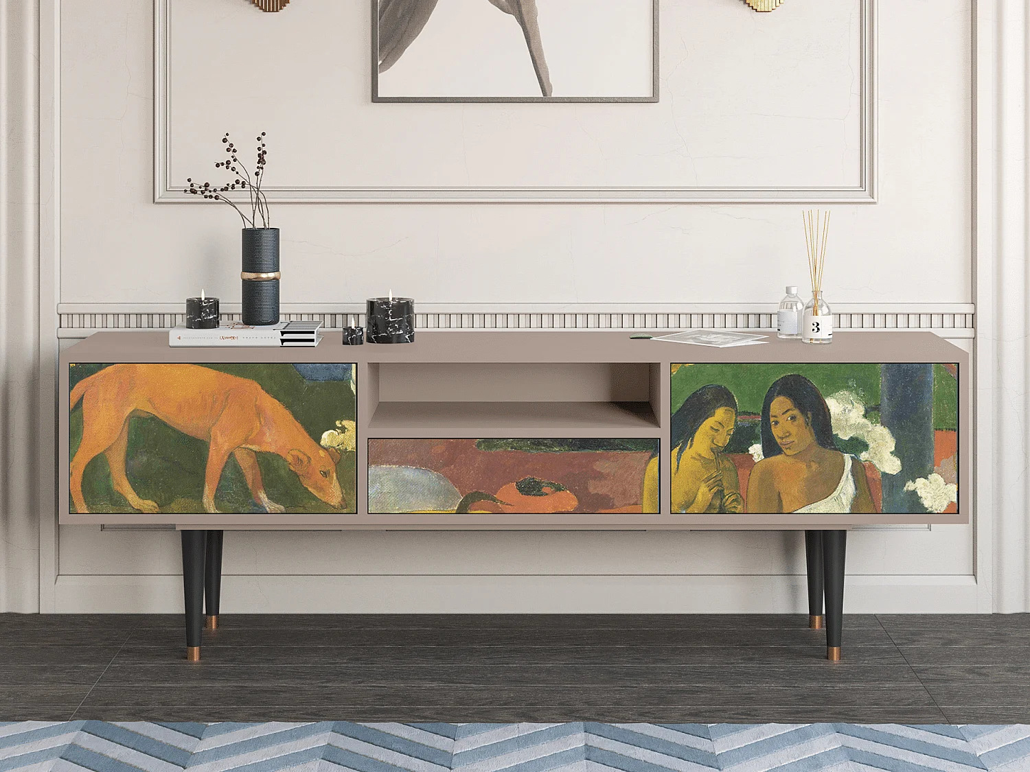 TV-meubel - 170х59х41 cm - T6 - Arearea , Latte