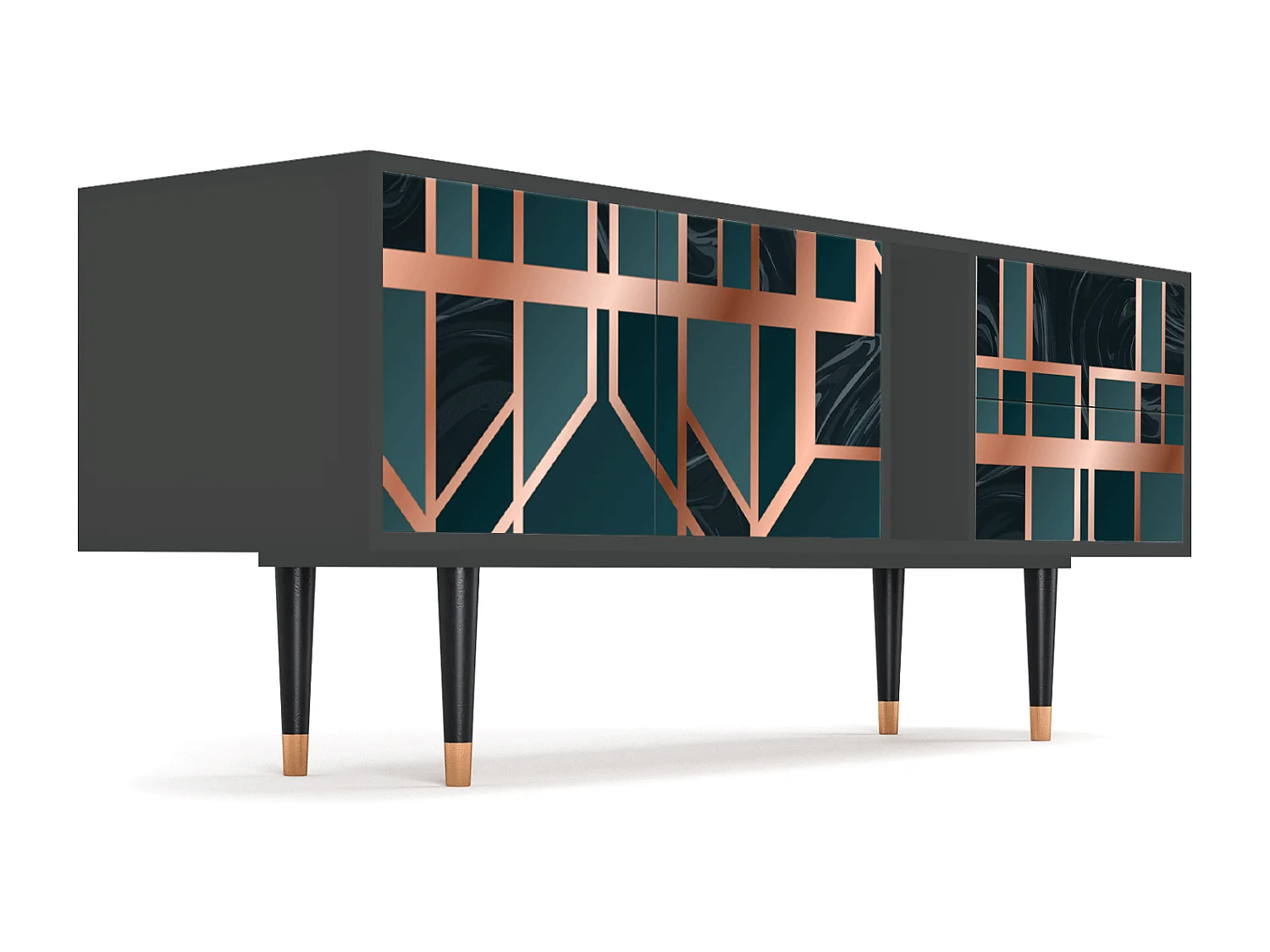 TV-Möbel - 170х69х48 cm - T1 - Emerald Metro, Anthrazit