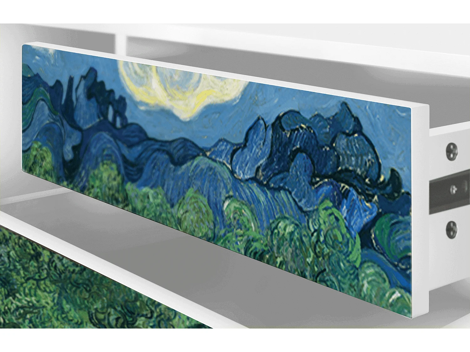 Meuble TV - 170х59х48 cm - T4 - The Oil Trees, Blanc