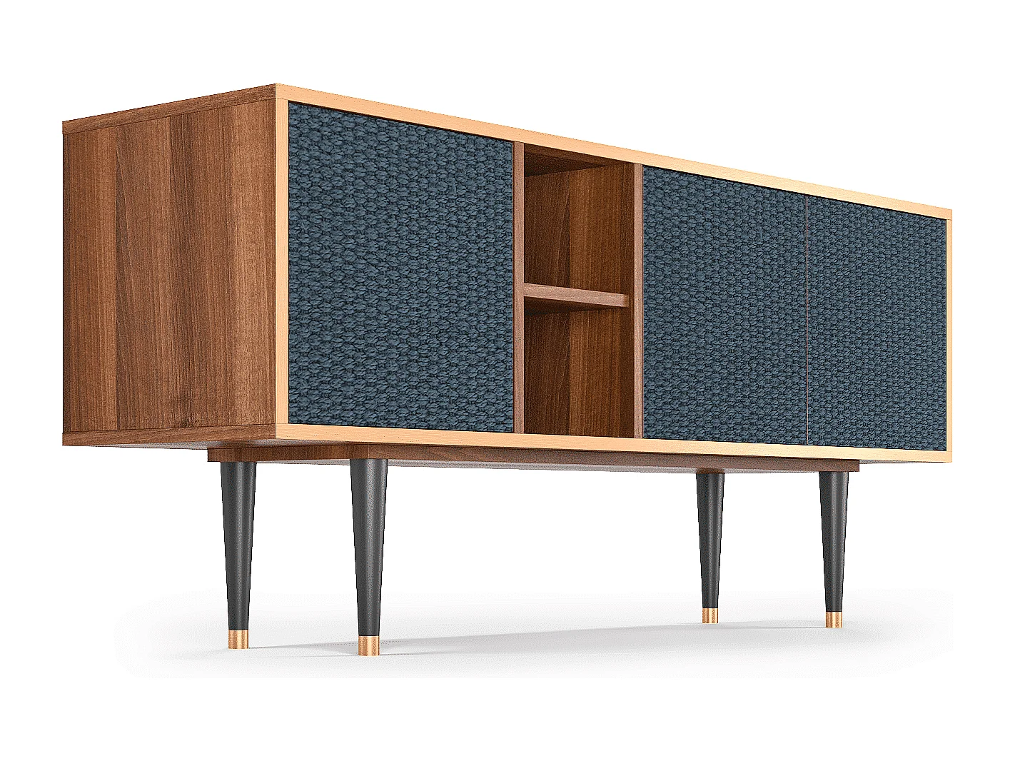 Mobile TV - 150х69х41 cm - T5 - Knitted Pattern, Noce