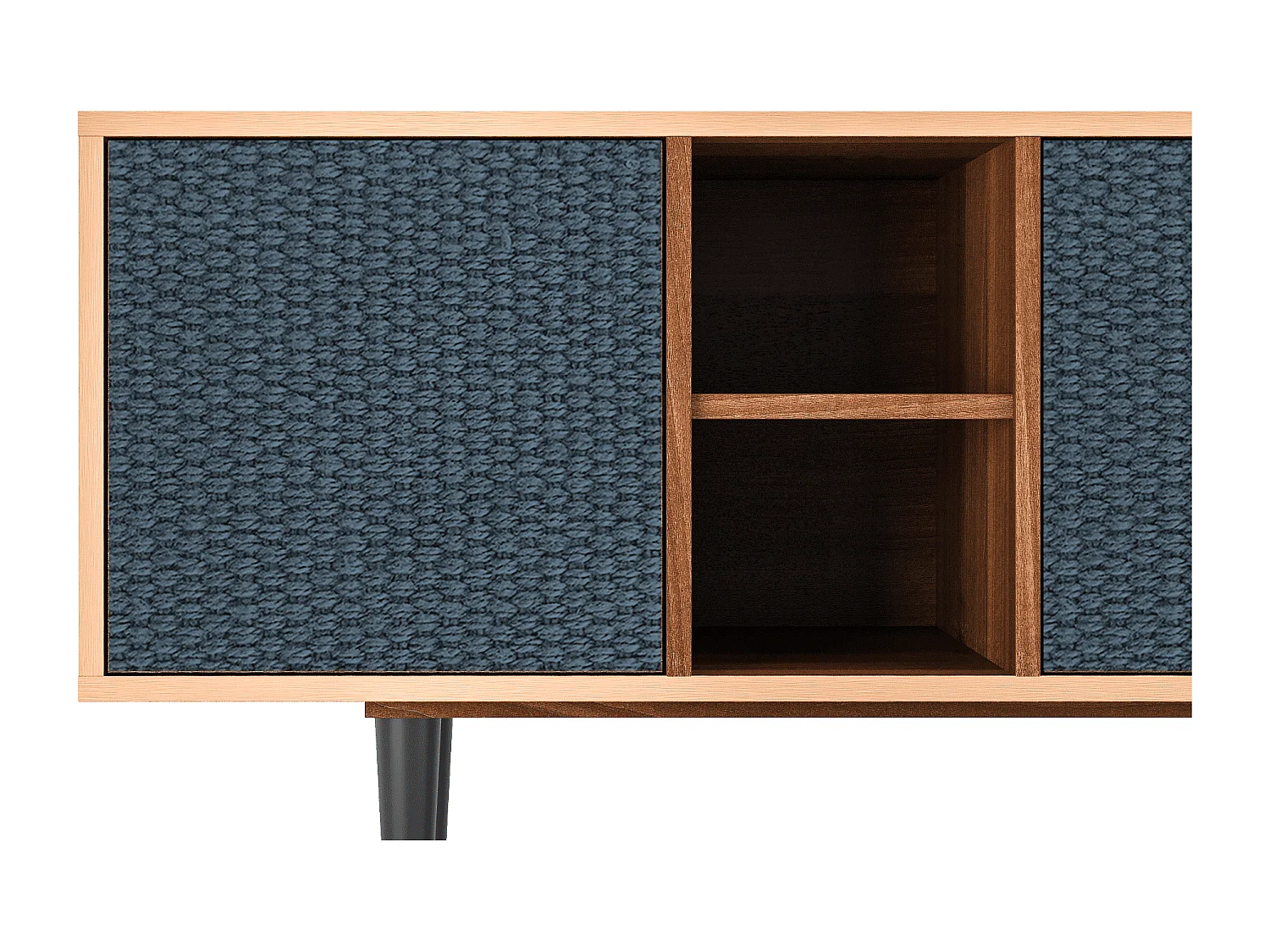 Mobile TV - 150х69х41 cm - T5 - Knitted Pattern, Noce