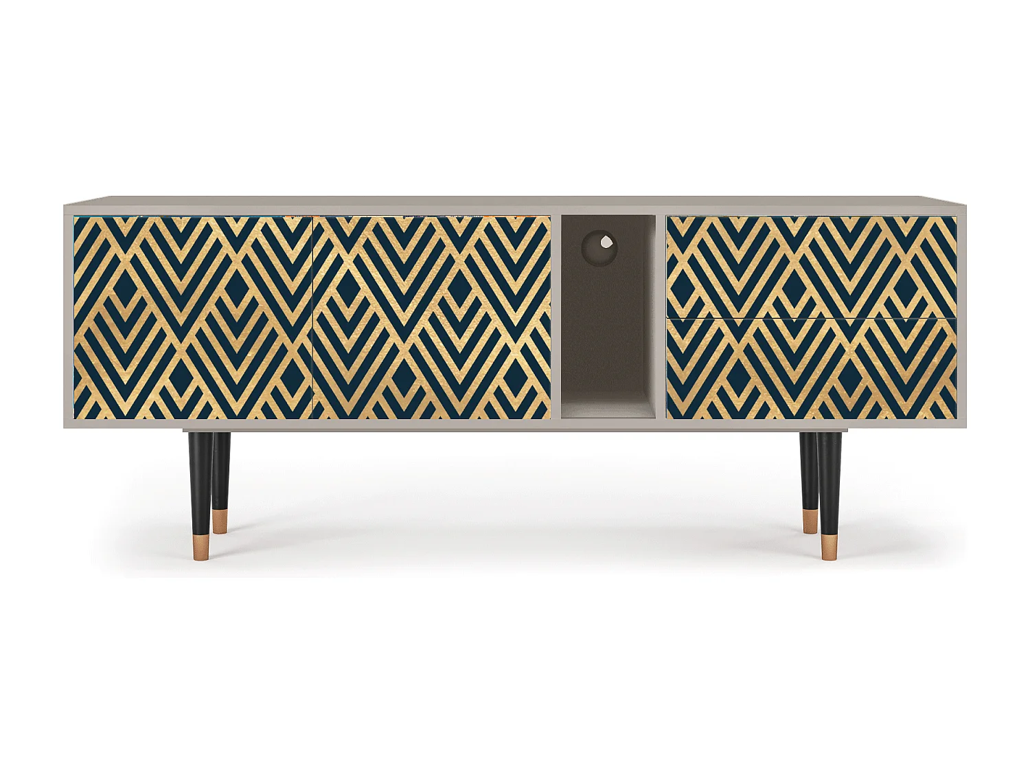 TV-meubel - 170х69х48 cm - T1 - Egypt Triangles, Zand