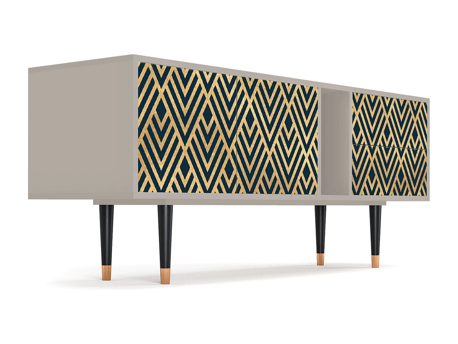 TV-meubel - 170х69х48 cm - T1 - Egypt Triangles, Zand