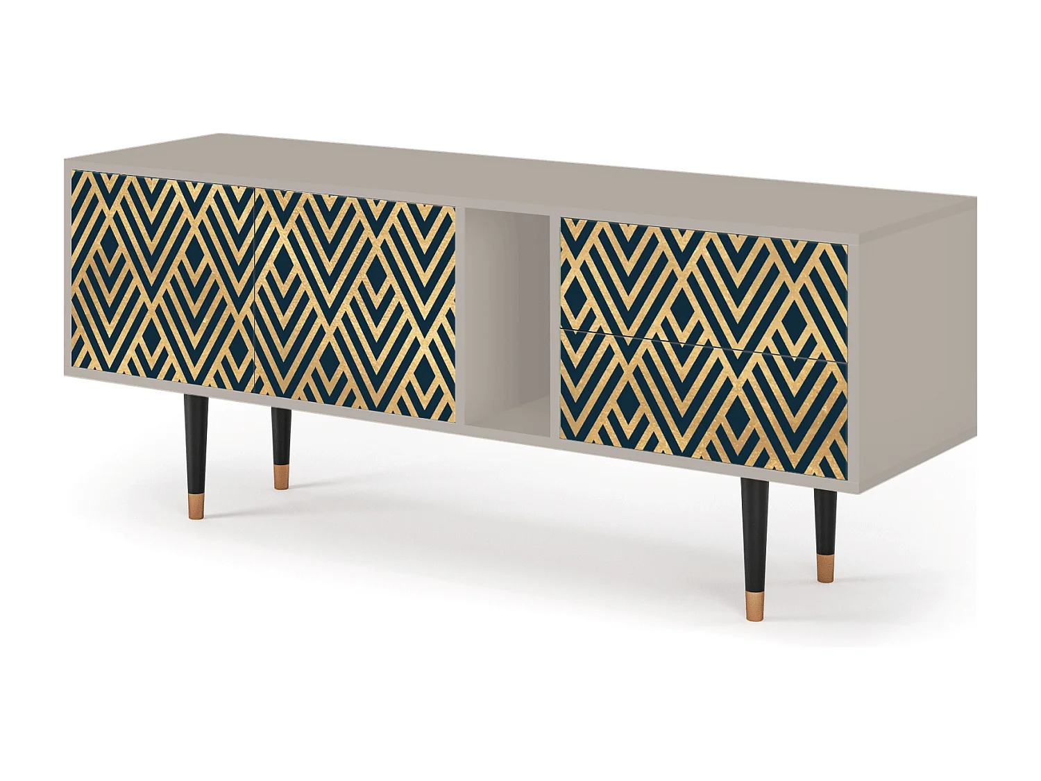 TV-meubel - 170х69х48 cm - T1 - Egypt Triangles, Zand