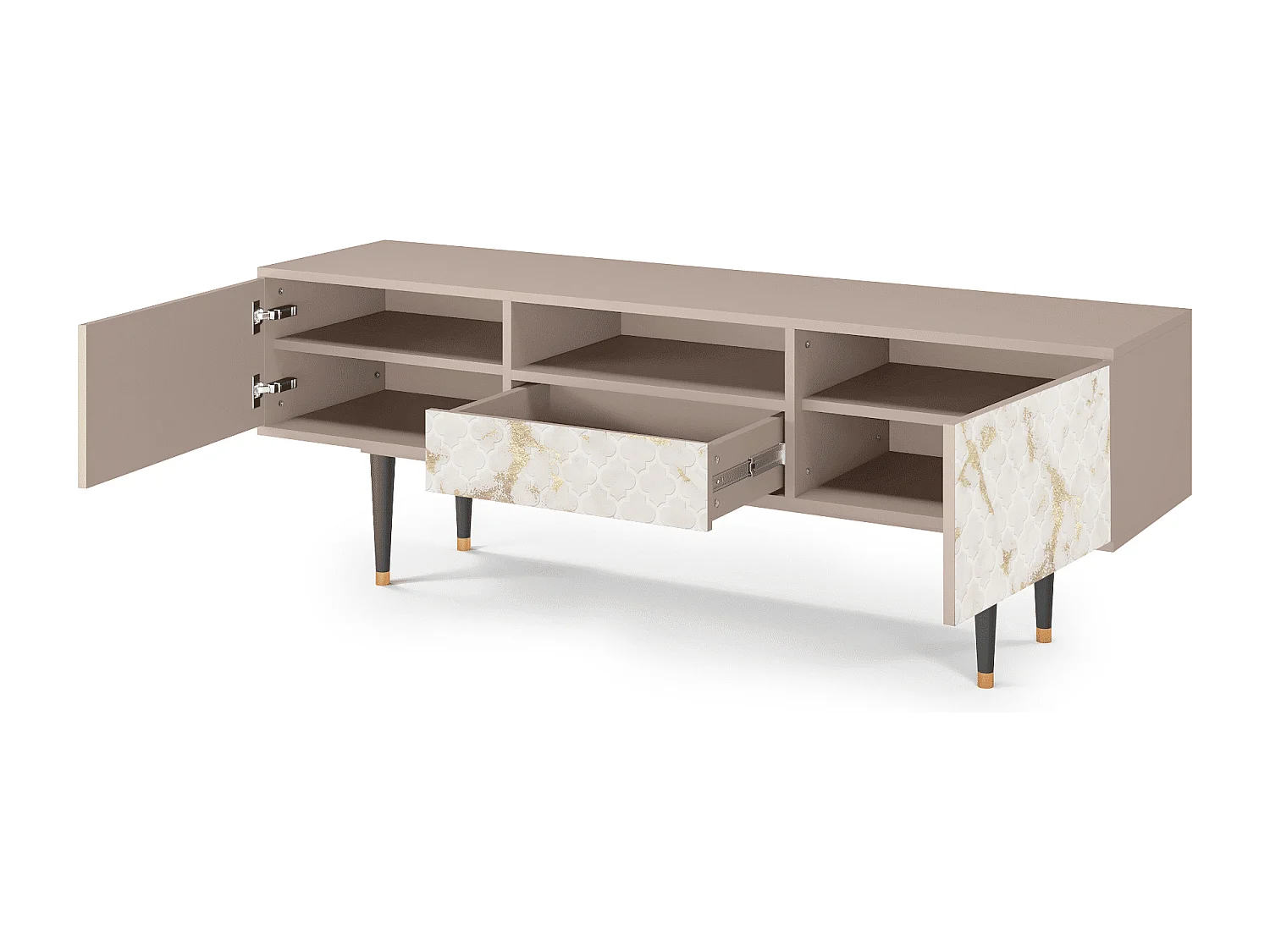 TV-meubel - 170х59х41 cm - T6 - Sahara desert, Latte