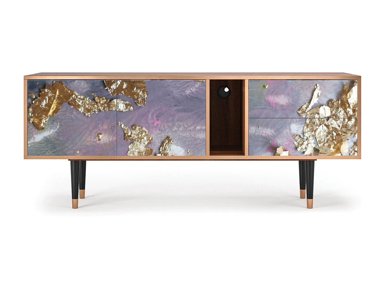 TV-Möbel - 170х69х48 cm - T1 - Planet Earth, Walnuss