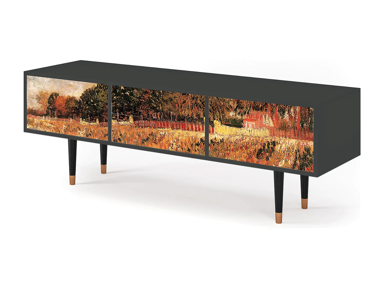 Mobile TV - 170х59х48 cm - T4 - The Banks, Antracite