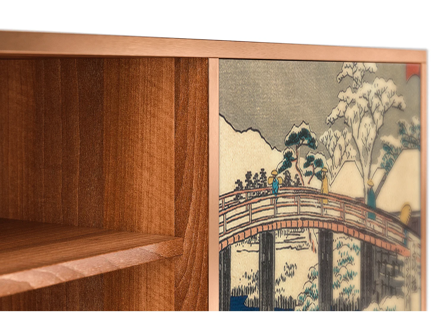 Mobile TV - 170х69х48 cm - T2 - Katabira River, Noce