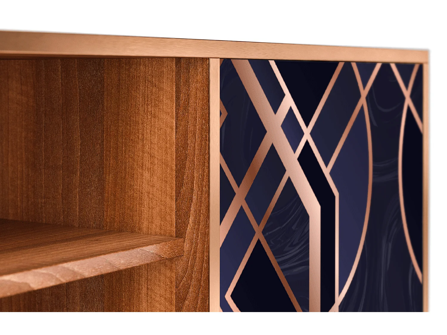 Meuble TV - 170х69х48 cm - T2 - Purple Temple, Noyer