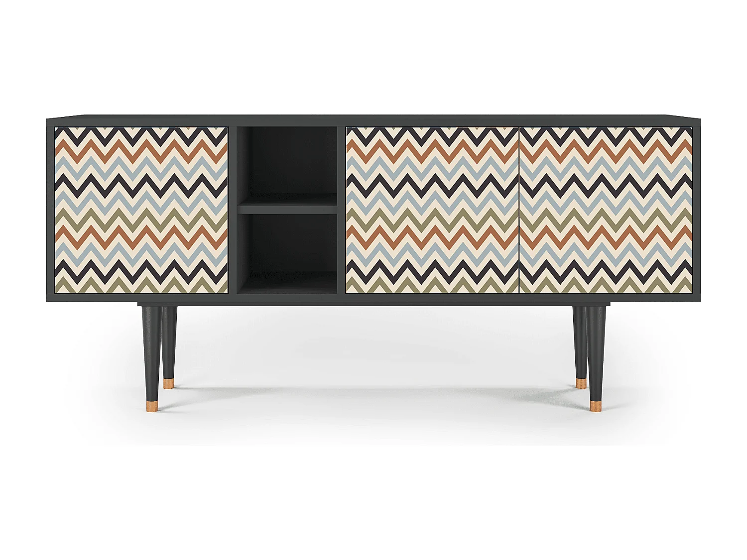 Mobile TV - 150х69х41 cm - T5 - Bright Ripple, Antracite