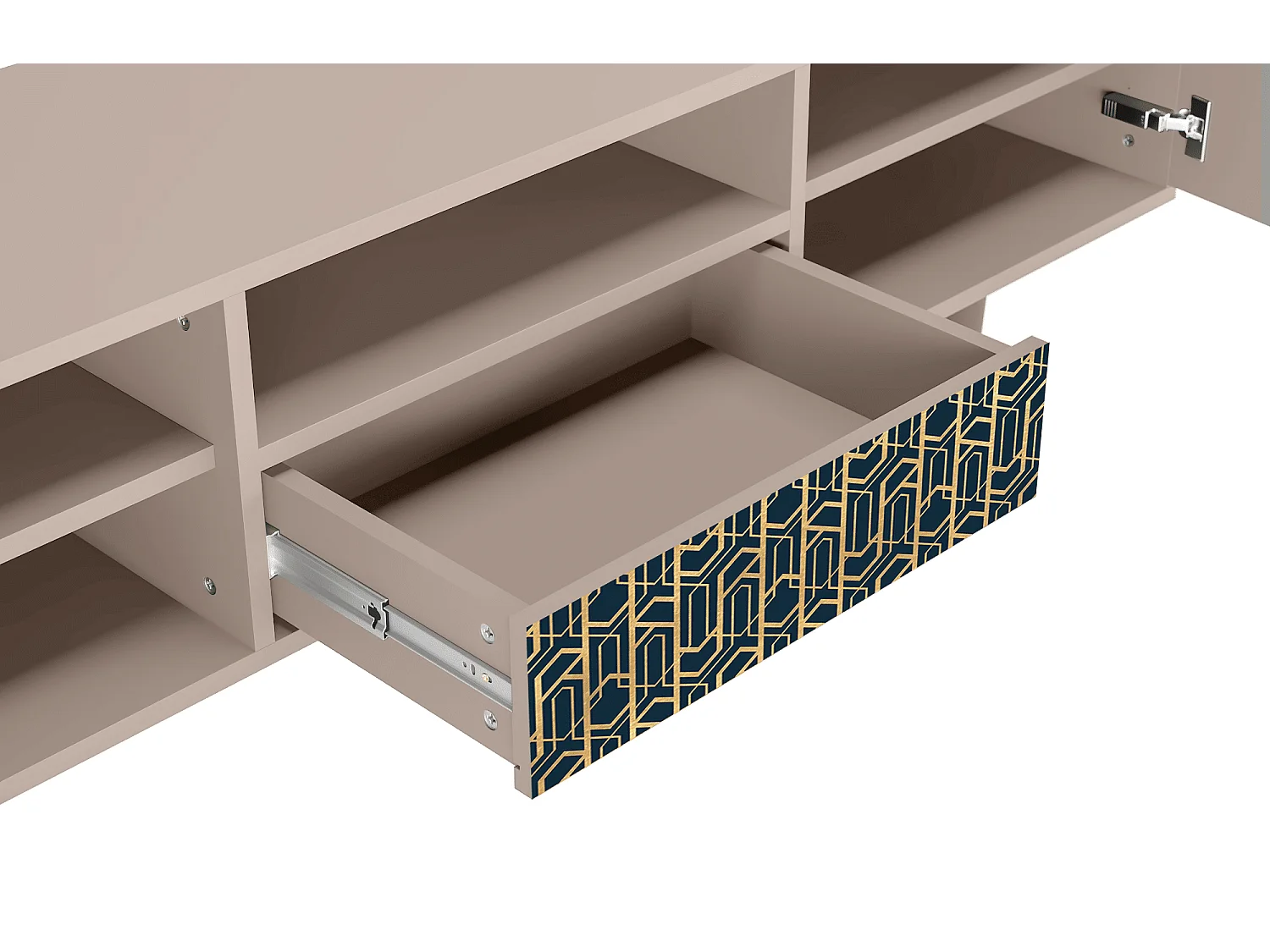 Meuble TV - 170х59х41 cm - T6 - Golden Empire, Latte