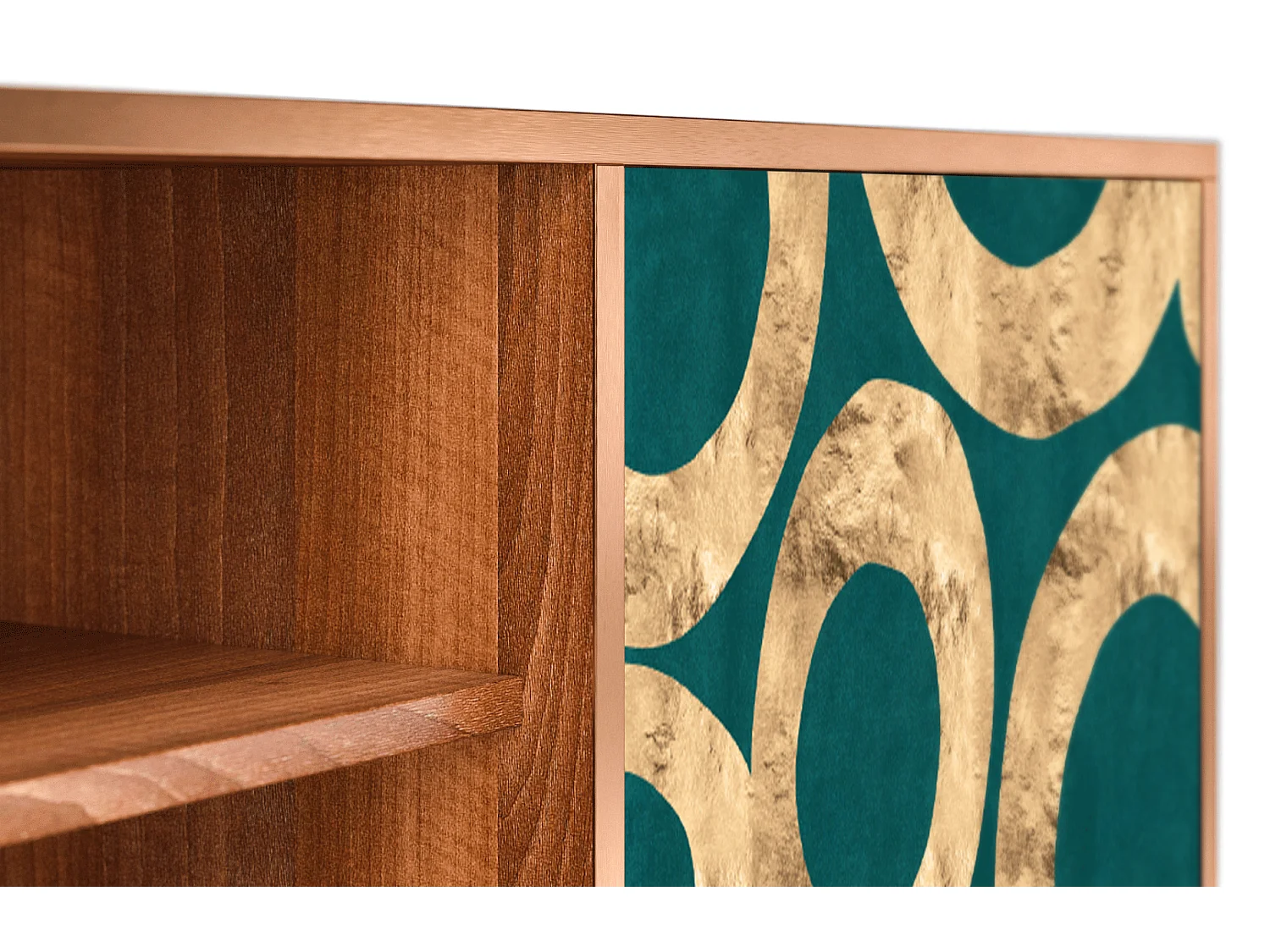 Meuble TV - 170х69х48 cm - T2 - Zircon Sphere, Noyer