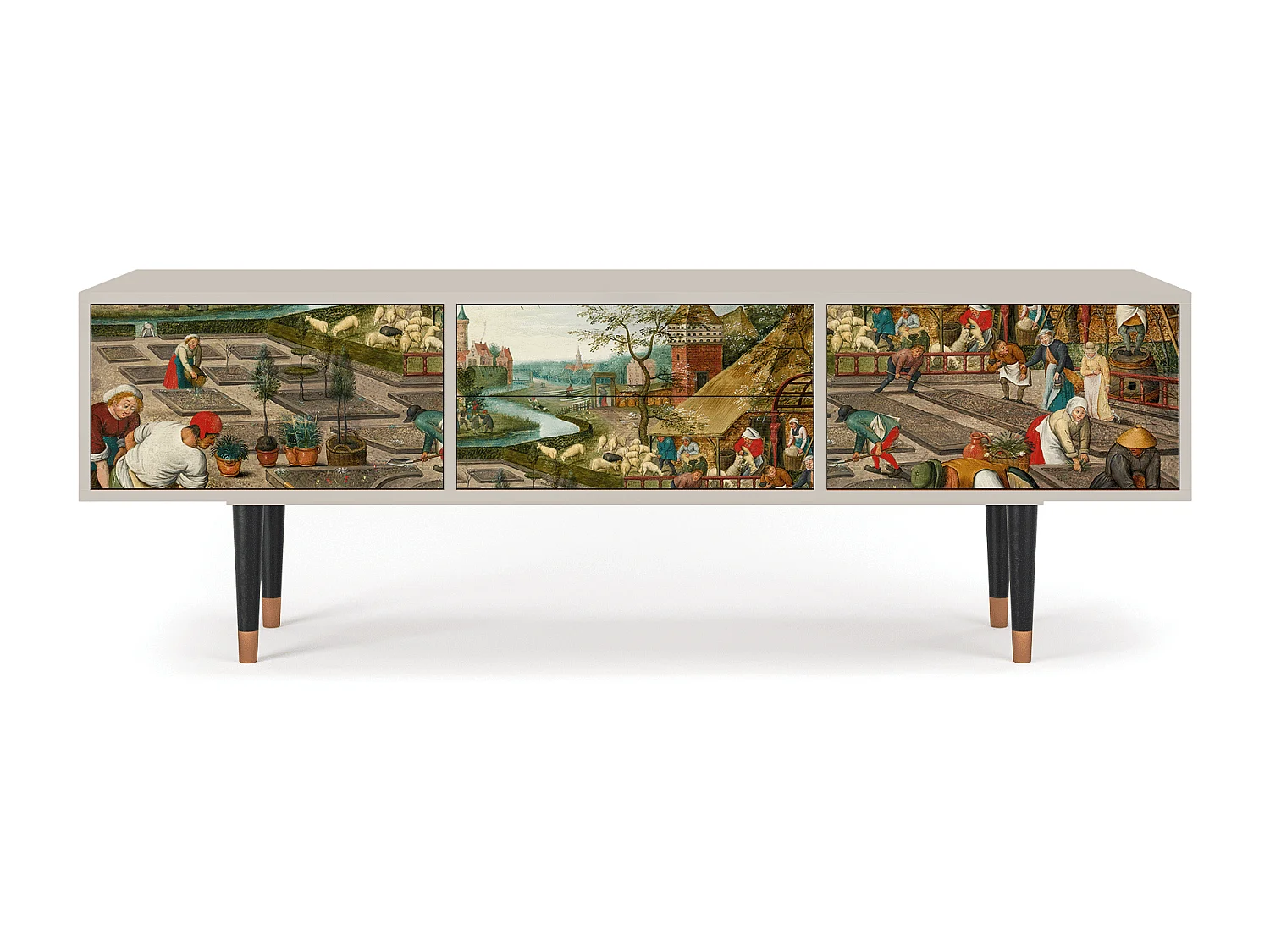 Meuble TV - 170х59х48 cm - T4 - The Younger - Spring, Sable