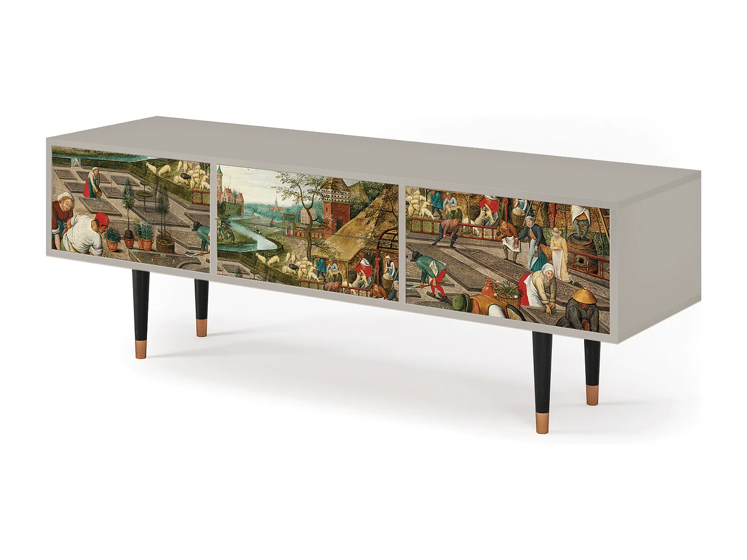 Meuble TV - 170х59х48 cm - T4 - The Younger - Spring, Sable