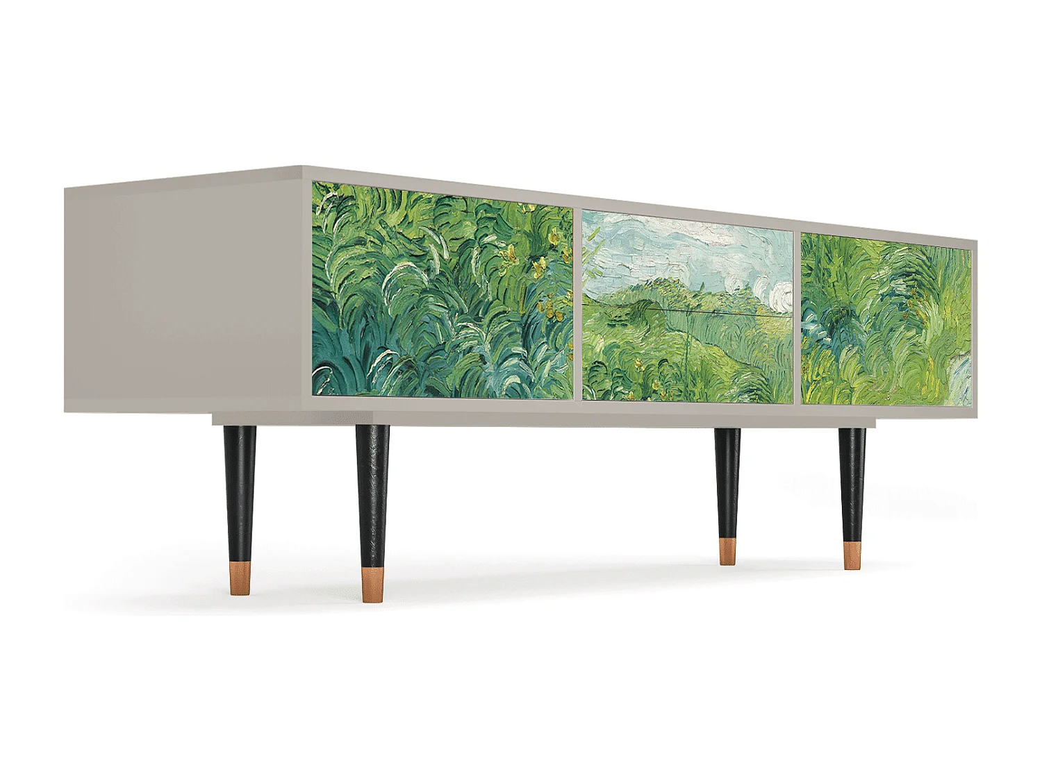 TV-meubel - 170х59х48 cm - T4 - Green Wheat Fields, Zand