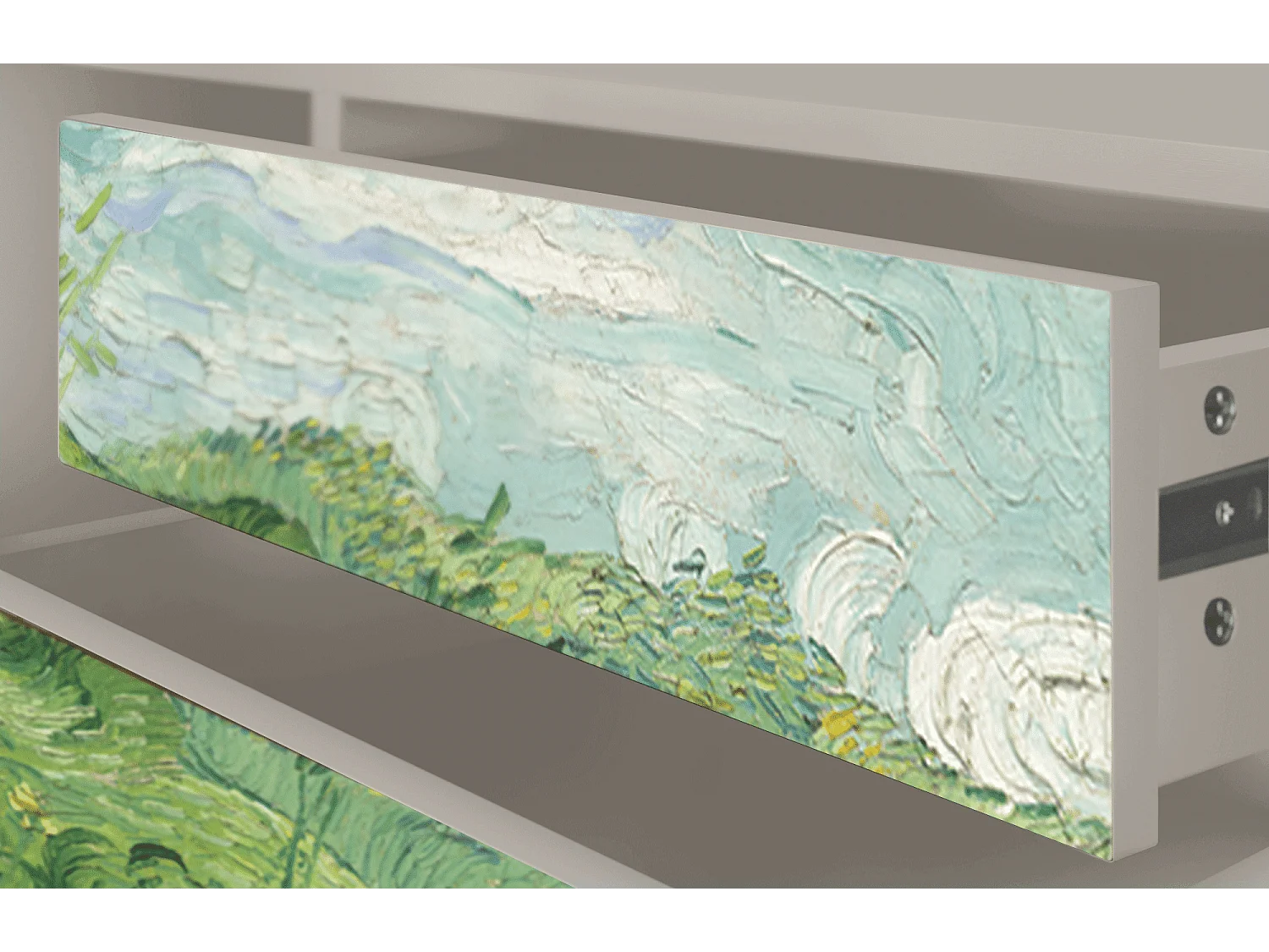 TV-meubel - 170х59х48 cm - T4 - Green Wheat Fields, Zand