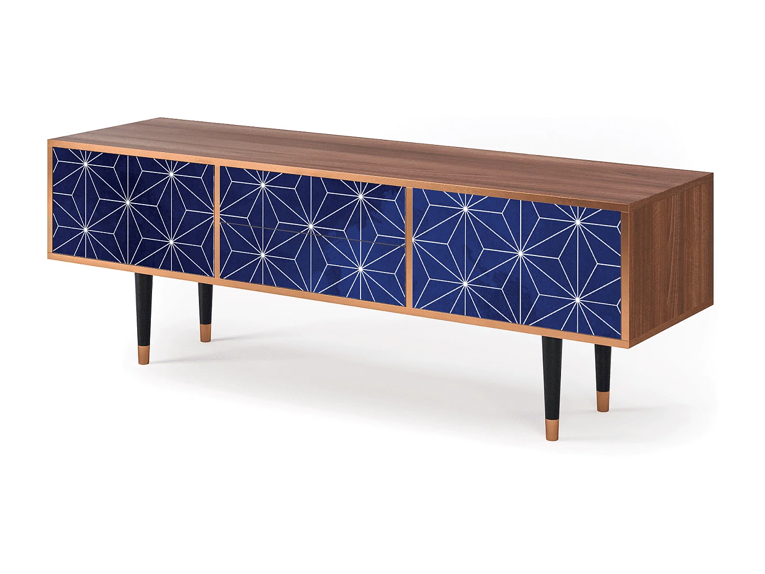 TV-Möbel - 170х59х48 cm - T4 - Milky Way, Walnuss