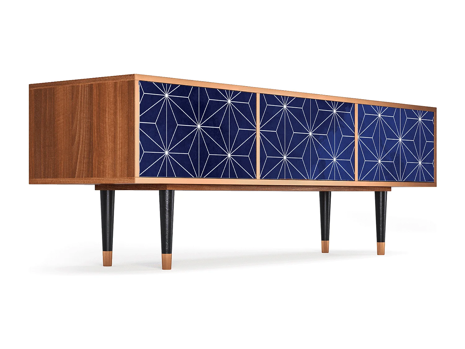 TV-Möbel - 170х59х48 cm - T4 - Milky Way, Walnuss