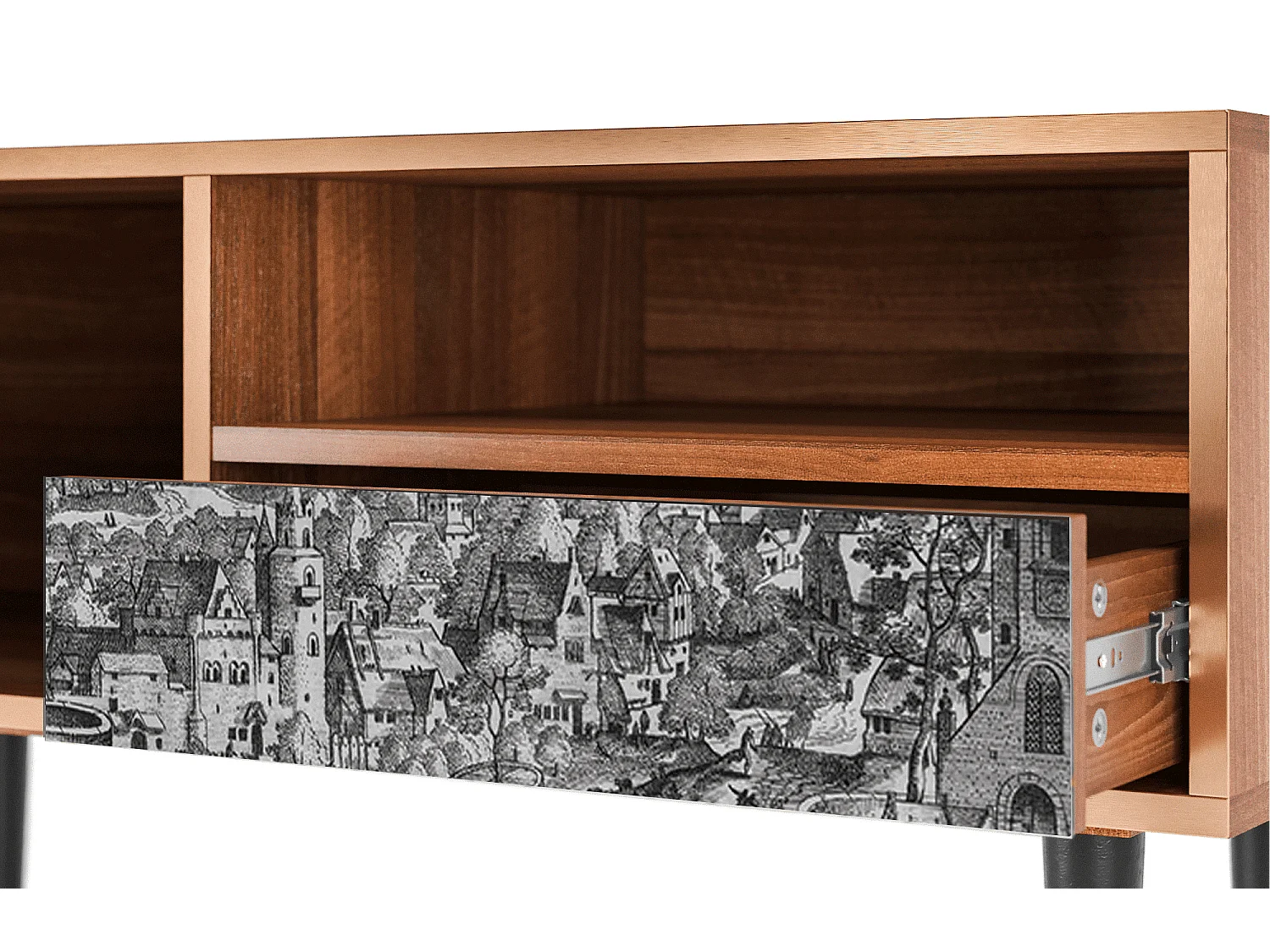 TV-Möbel - 115х59х48 cm - T3 - Departure, Walnuss