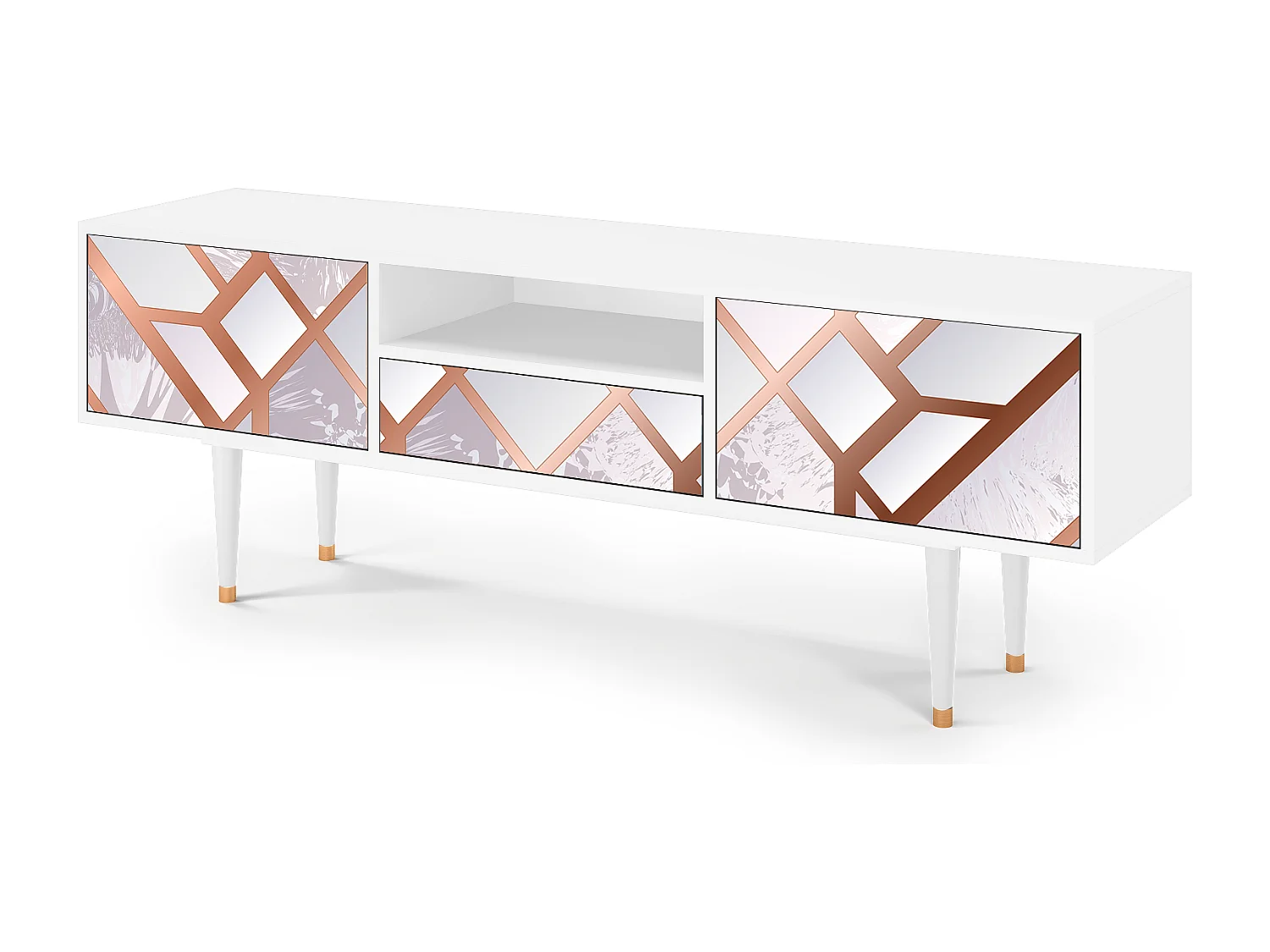 TV-Möbel - 170х59х41 cm - T6 - Pastel Fairytale, Weiß