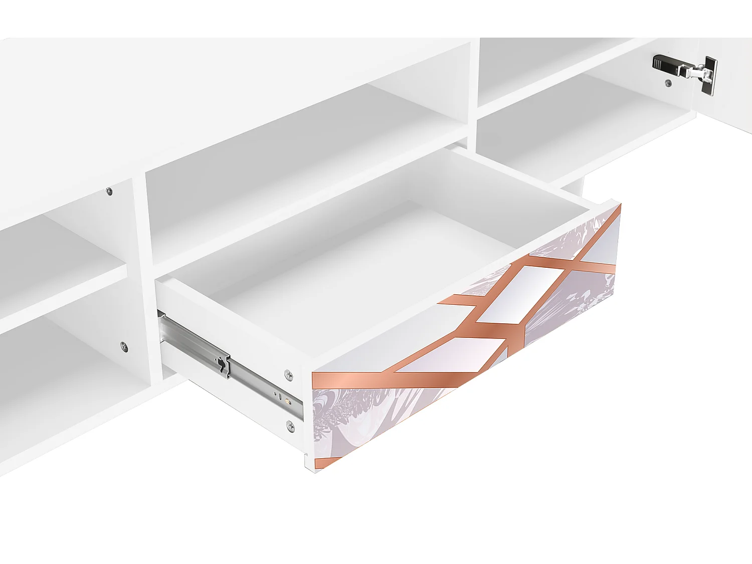 TV-Möbel - 170х59х41 cm - T6 - Pastel Fairytale, Weiß