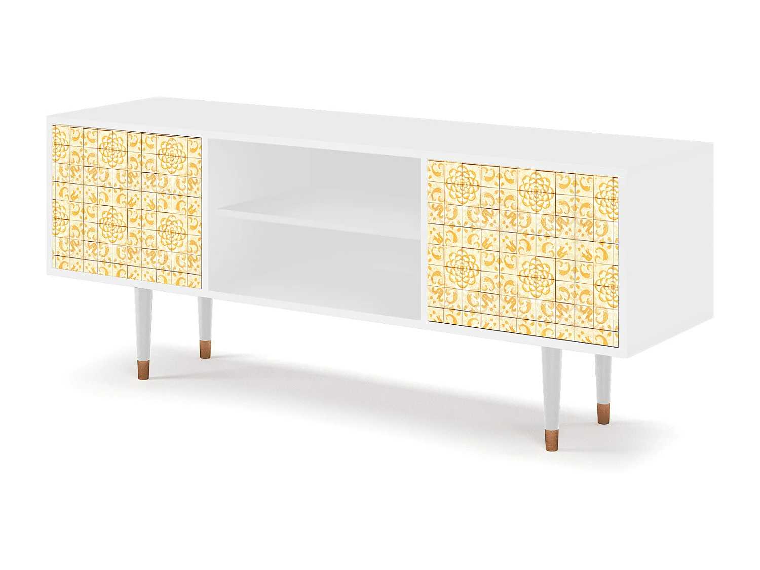 TV-Möbel - 170х69х48 cm - T2 - Sunshiny Tile, Weiß