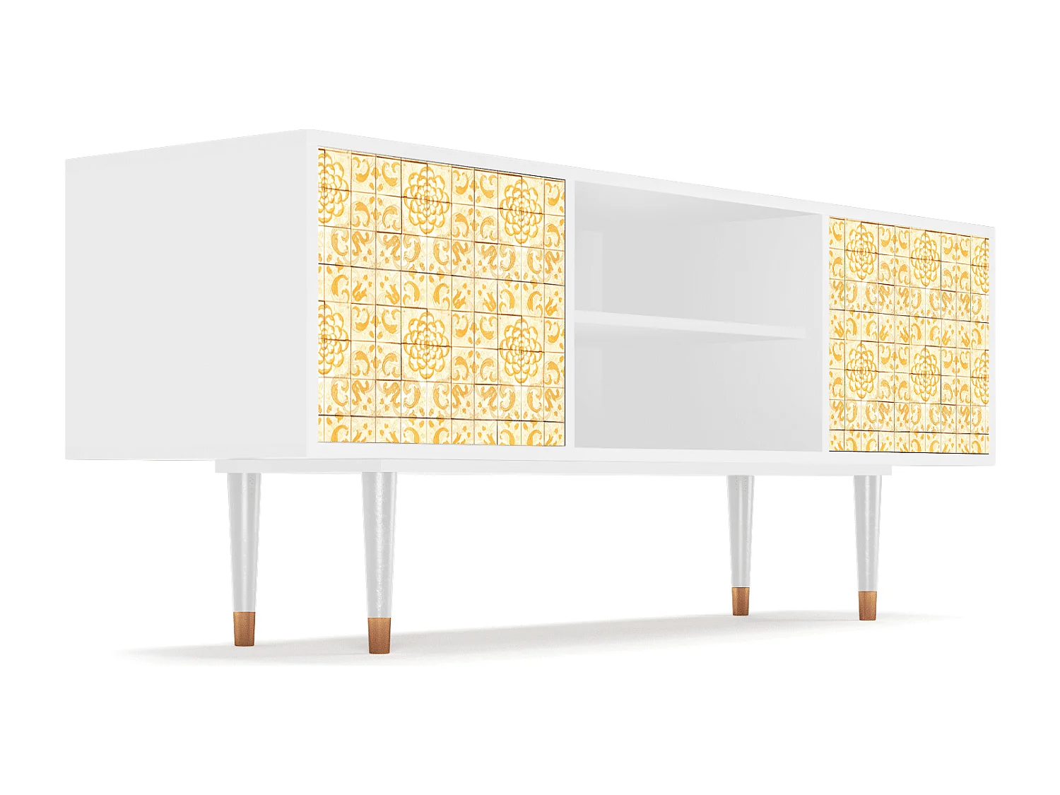 TV-Möbel - 170х69х48 cm - T2 - Sunshiny Tile, Weiß