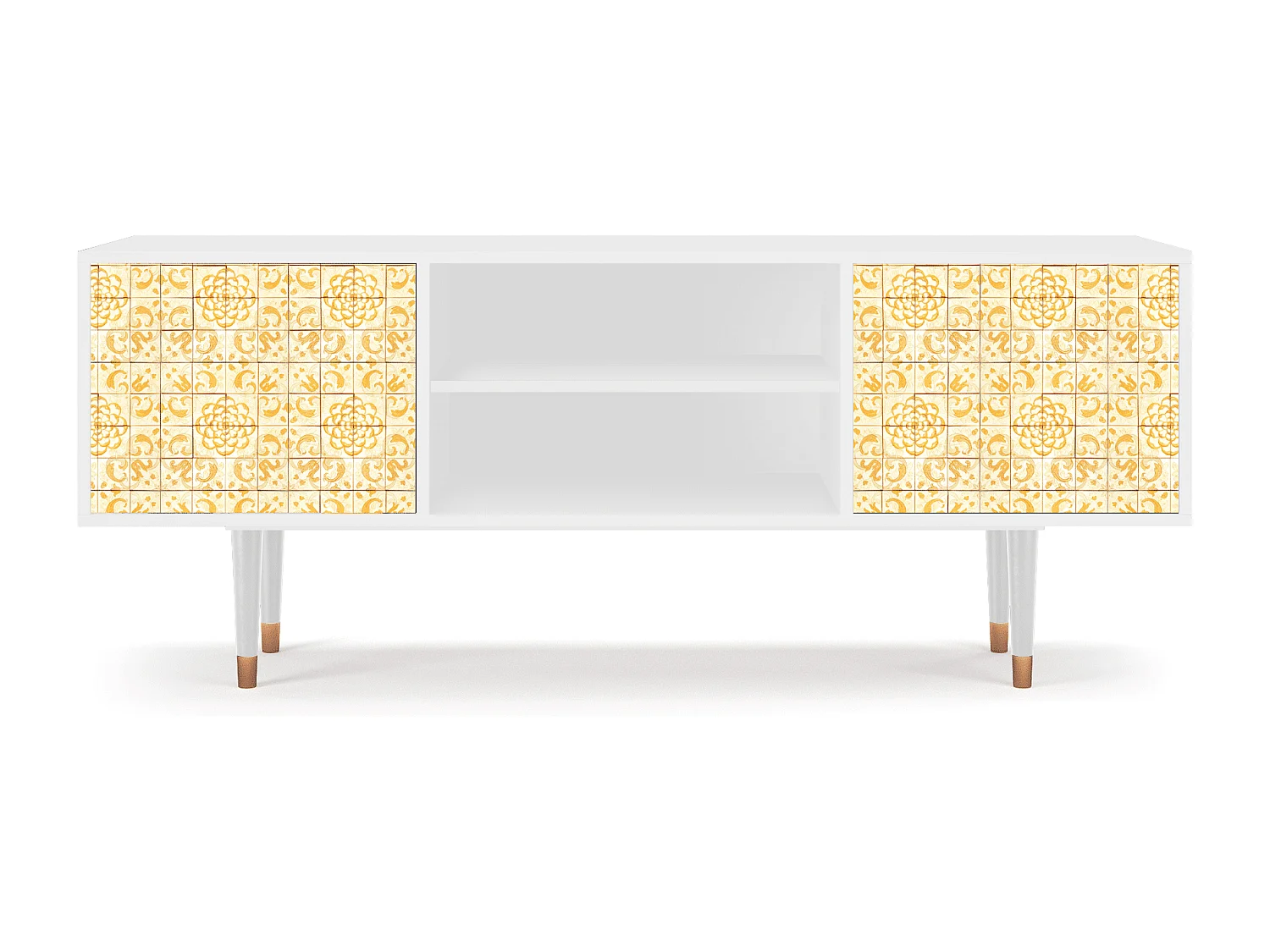 Mobile TV - 170х69х48 cm - T2 - Sunshiny Tile, Bianco