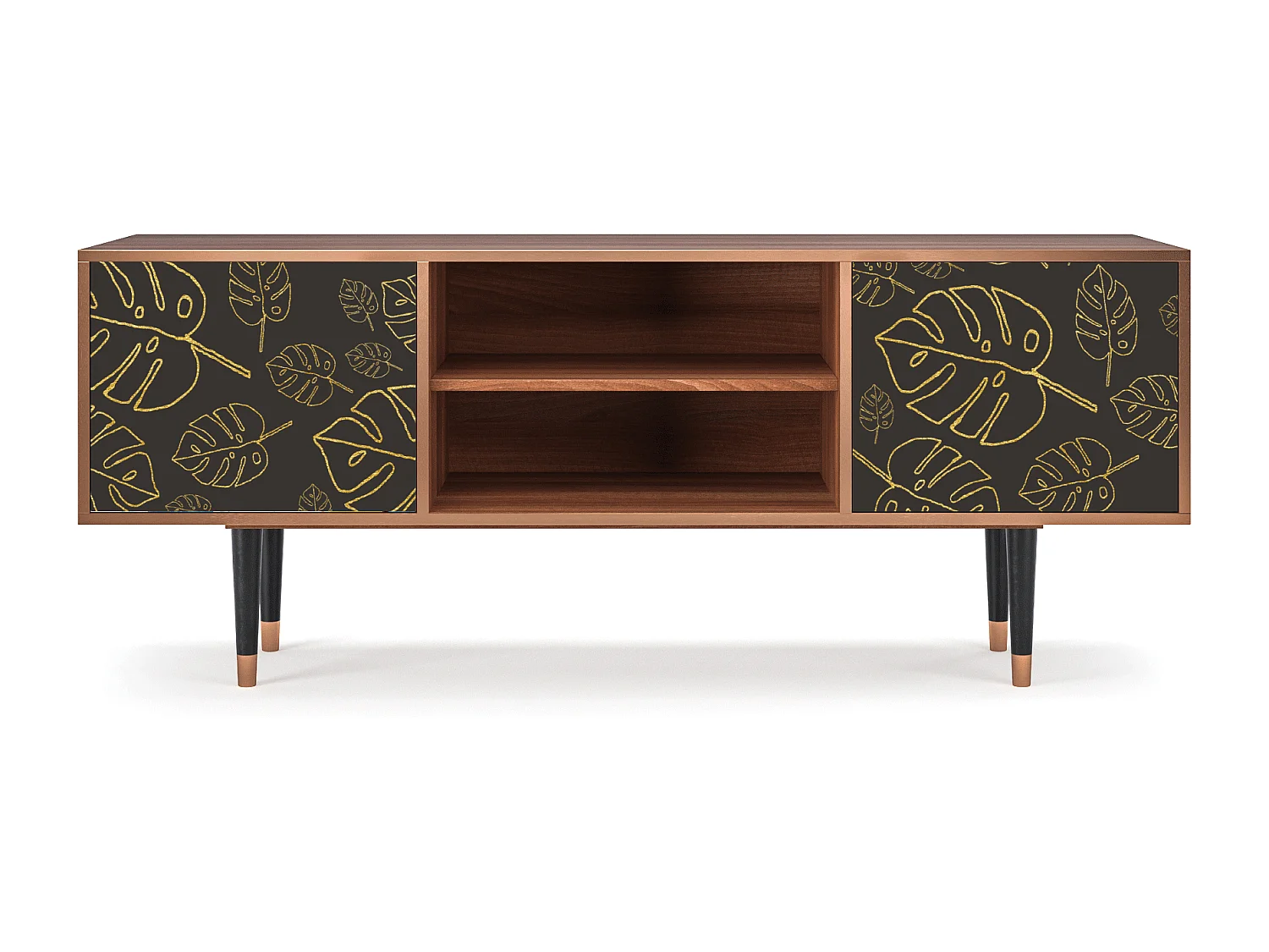 TV-Möbel - 170х69х48 cm - T2 - Fall Of The Leaves, Walnuss