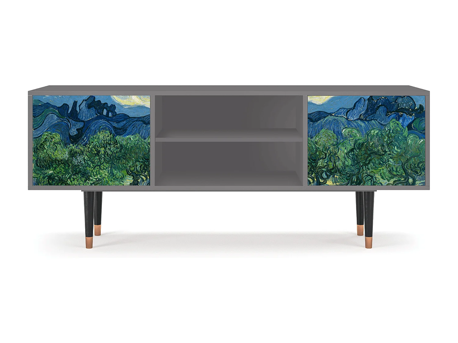 Mueble de TV - 170х69х48 cm - T2 - The Oil Trees, Gris