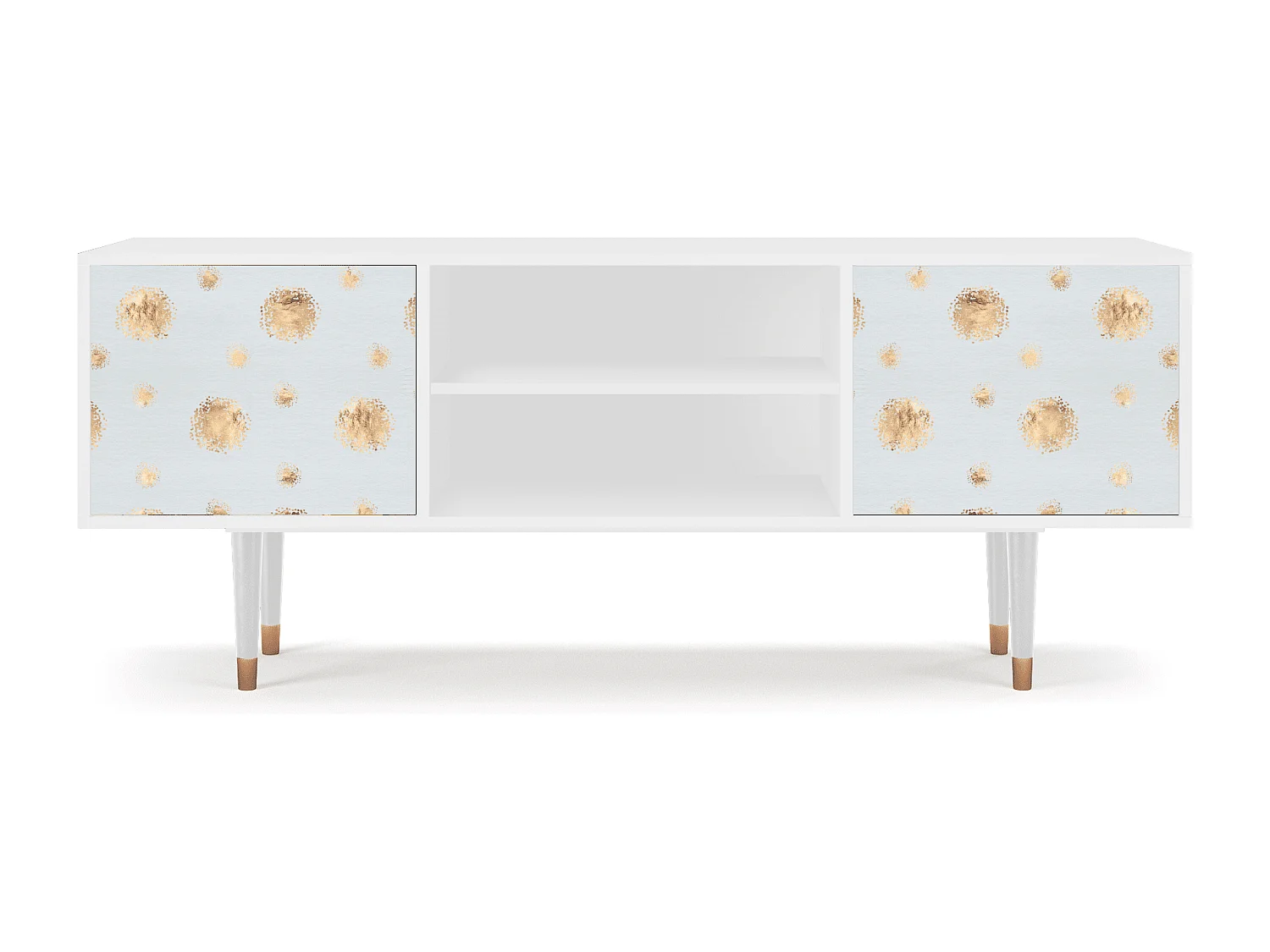 TV-Möbel - 170х69х48 cm - T2 - Sky Latte, Weiß