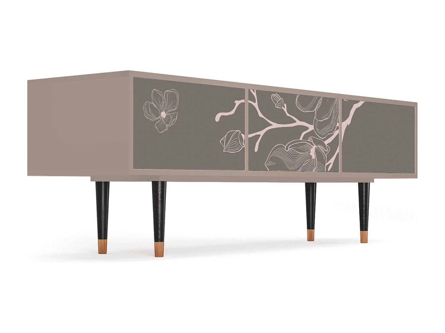 Meuble TV - 170х59х48 cm - T4 - Cherry Blossom, Latte