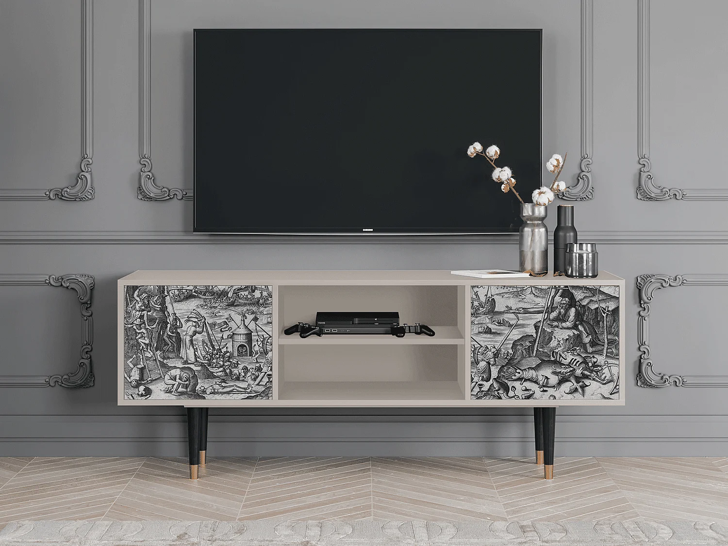 TV-Möbel - 170х69х48 cm - T2 - The Temptation, Sand