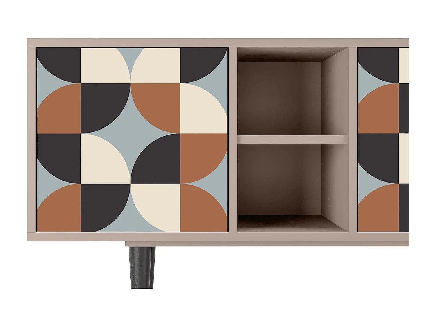 TV-Möbel - 150х69х41 cm - T5 - Brown Sensation, Latte