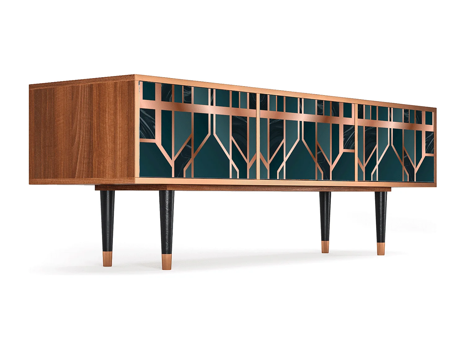 TV-meubel - 170х59х48 cm - T4 - Emerald Metro, Walnoot