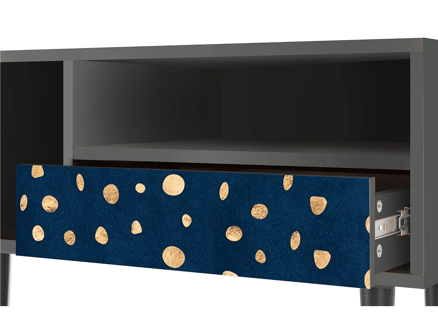 Meuble TV - 115х59х48 cm - T3 - Night Skies, Anthracite