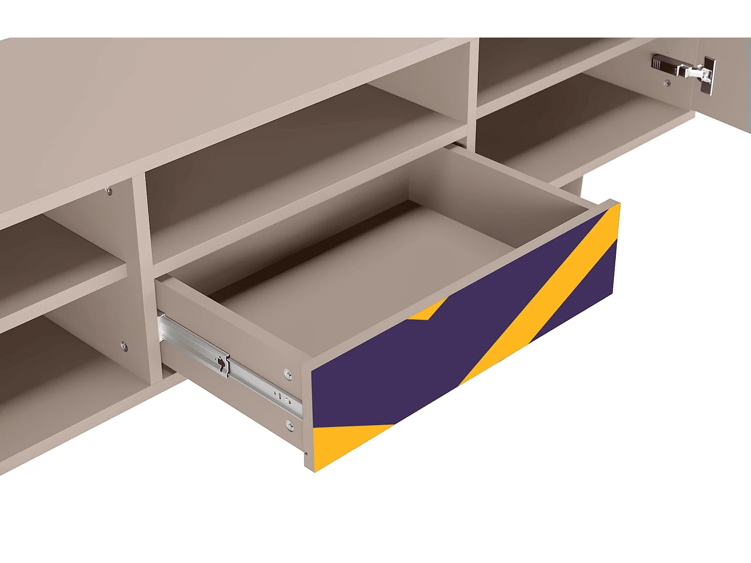 Mobile TV - 170х59х41 cm - T6 - The Brightest Way, Latte