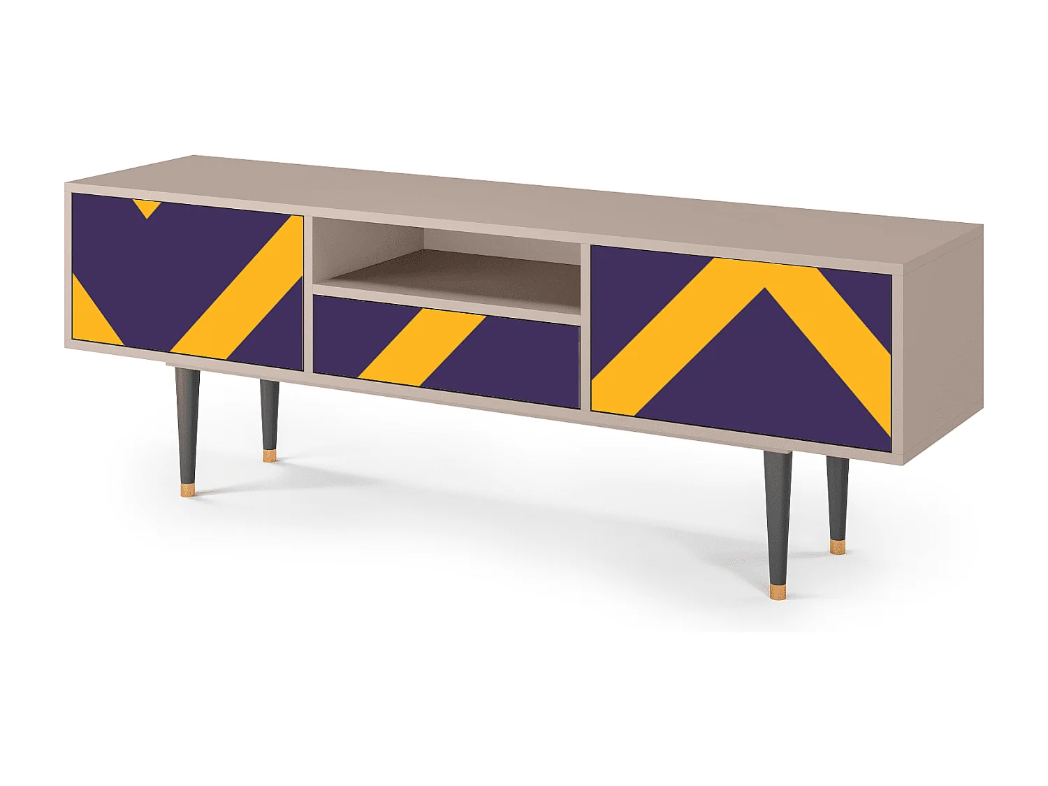 Mueble de TV - 170х59х41 cm - T6 - The Brightest Way, Latte