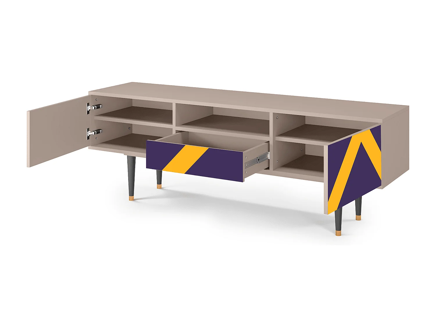 Mueble de TV - 170х59х41 cm - T6 - The Brightest Way, Latte