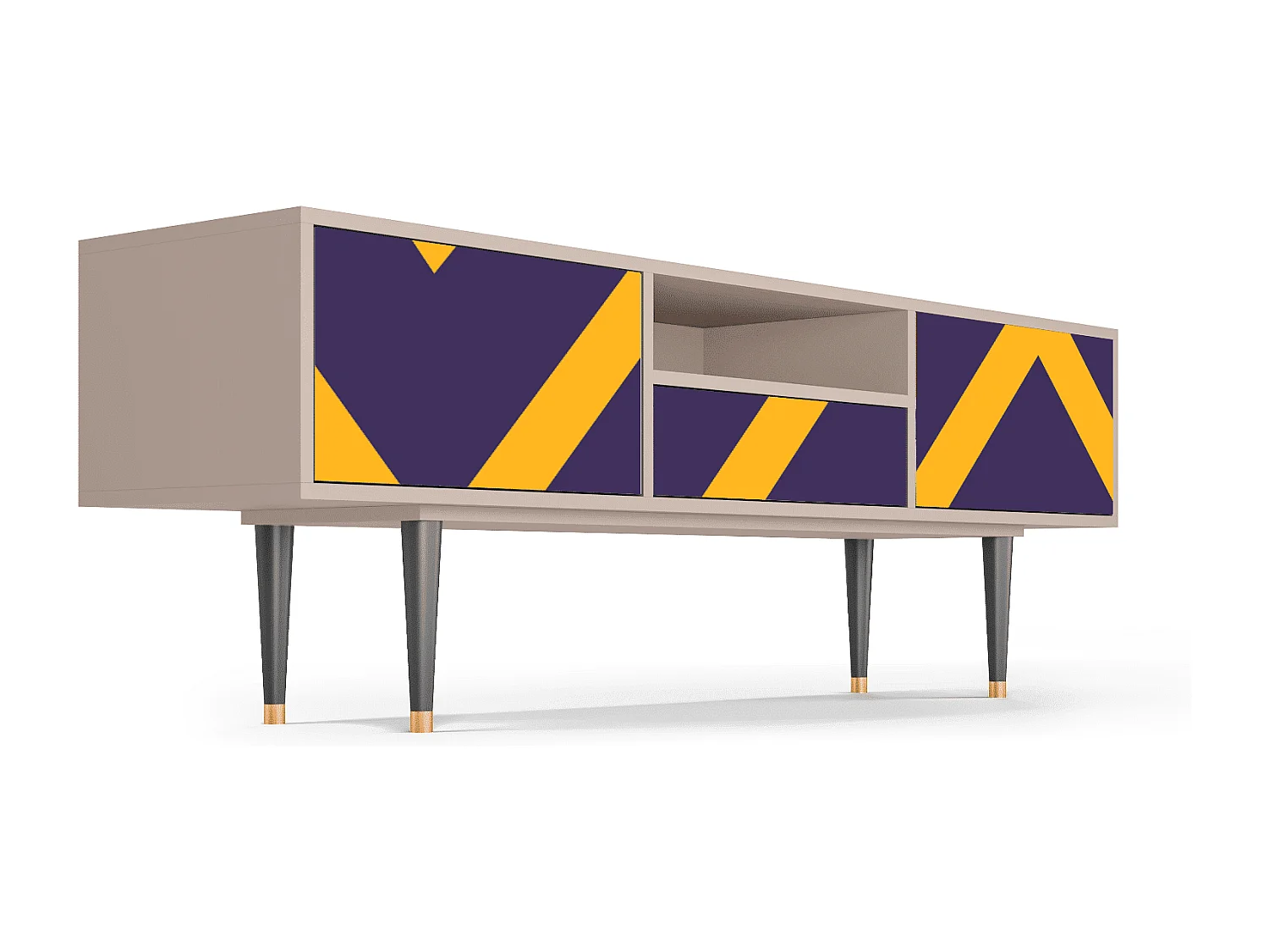 Mobile TV - 170х59х41 cm - T6 - The Brightest Way, Latte