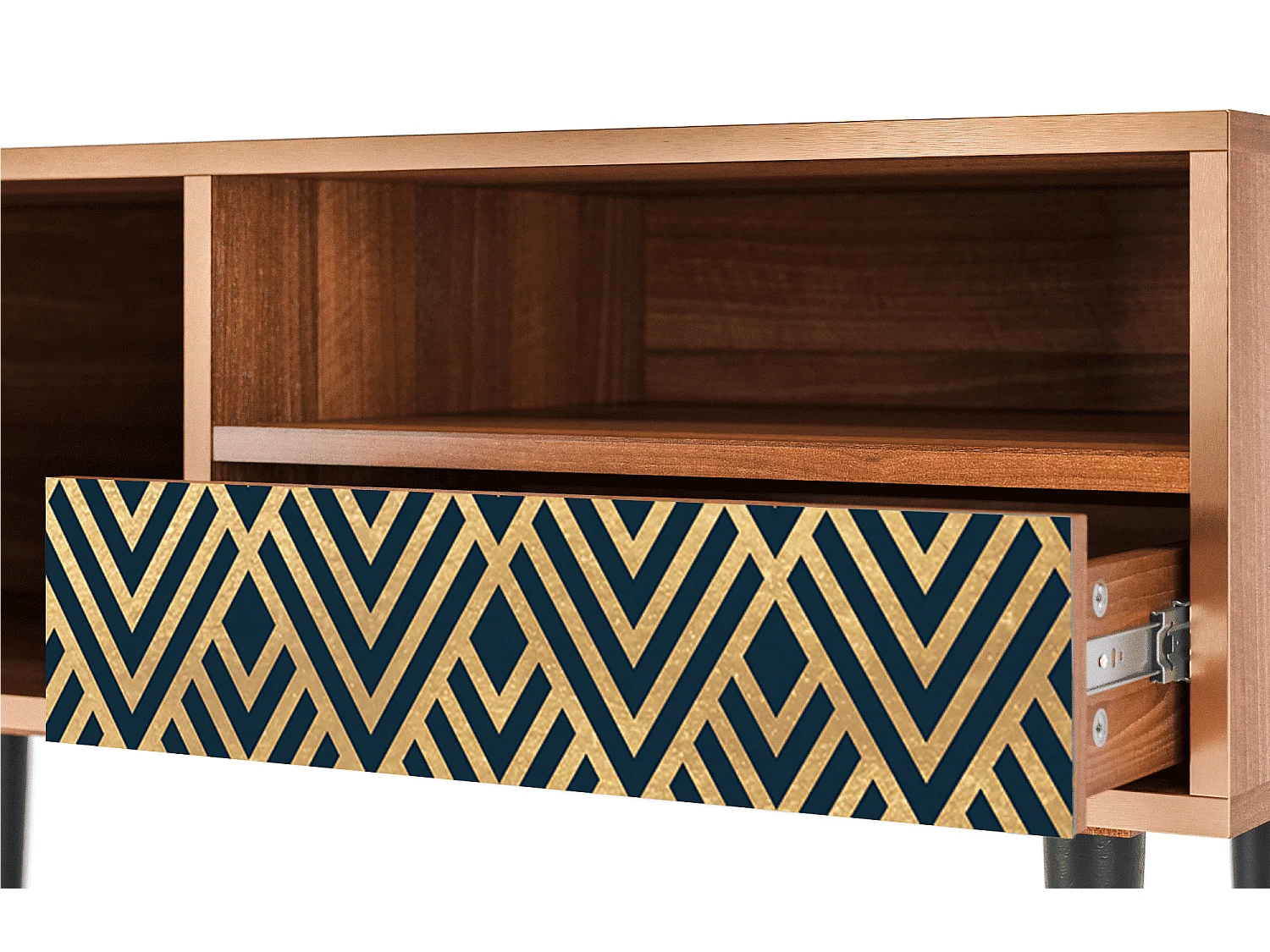 Mobile TV - 115х59х48 cm - T3 - Egypt Triangles, Noce