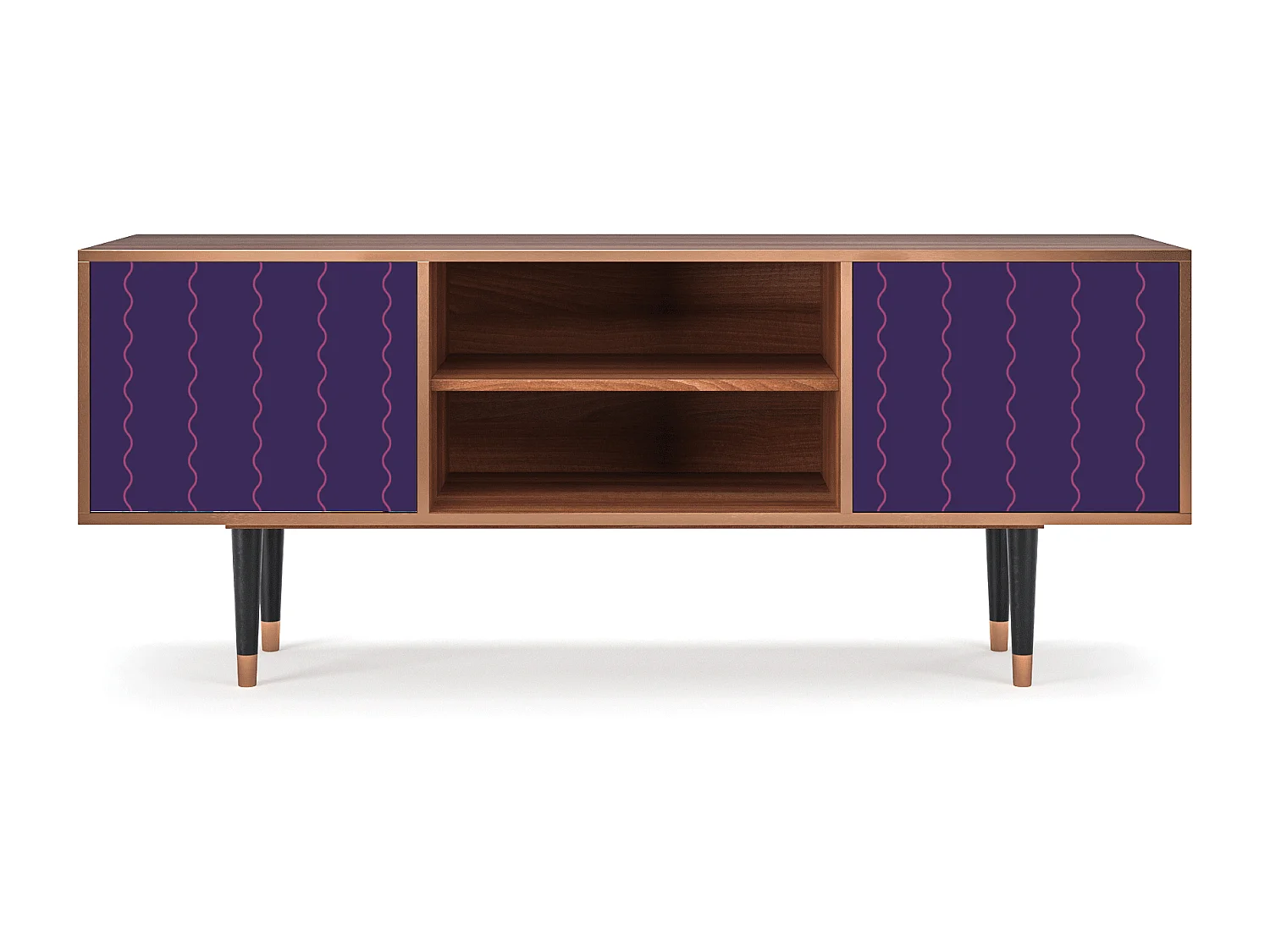 TV-meubel - 170х69х48 cm - T2 - Grape Maccaroni, Walnoot