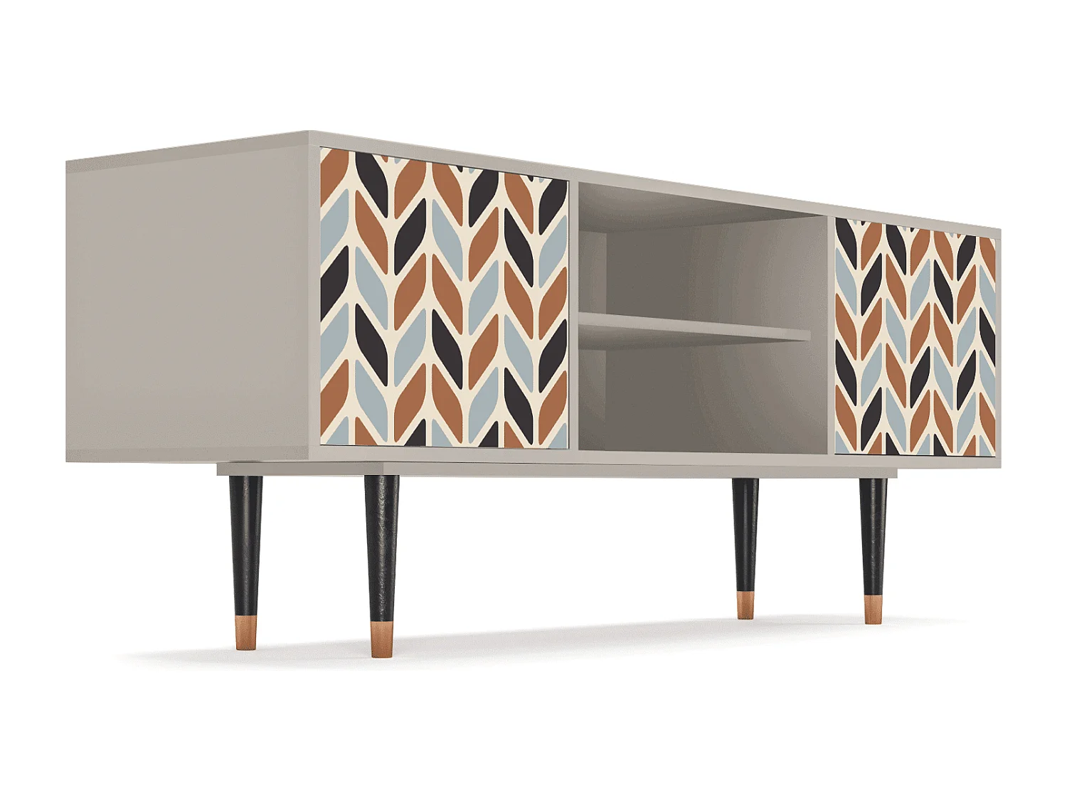 Meuble TV - 170х69х48 cm - T2 - Beige Laure, Sable