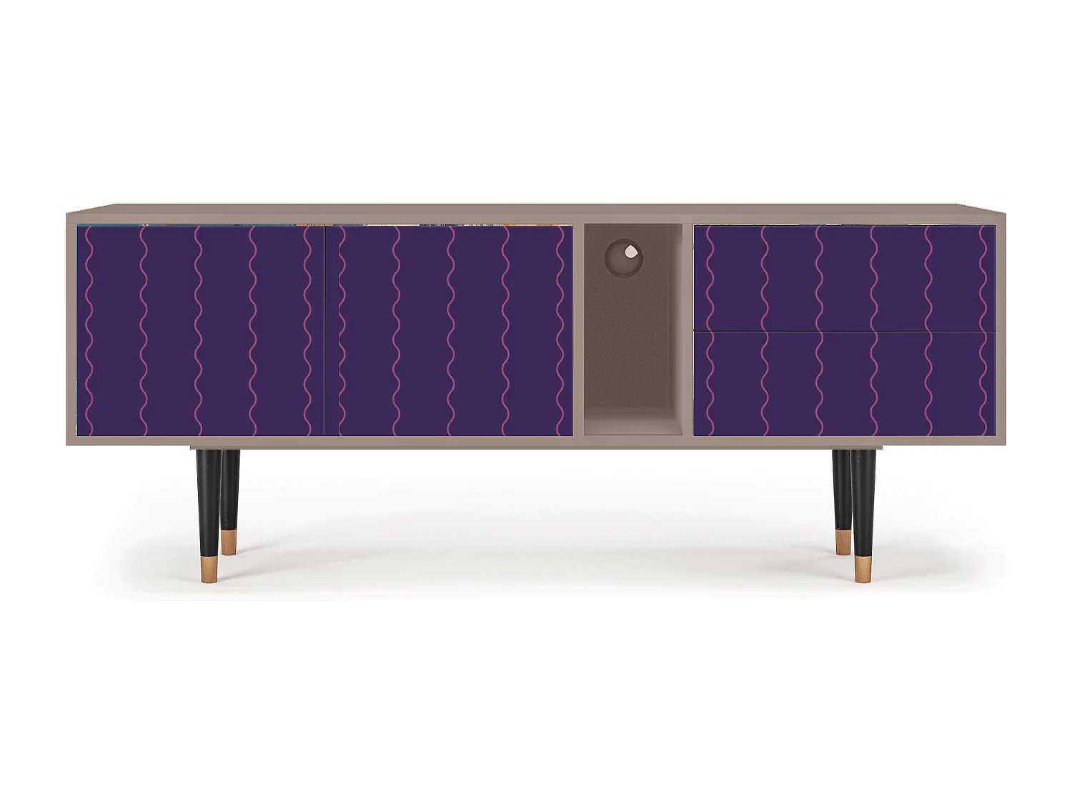 TV-Möbel - 170х69х48 cm - T1 - Grape Maccaroni, Latte