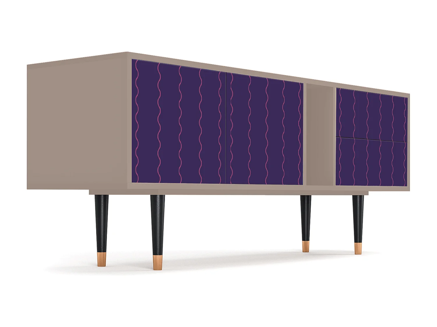 TV-Möbel - 170х69х48 cm - T1 - Grape Maccaroni, Latte