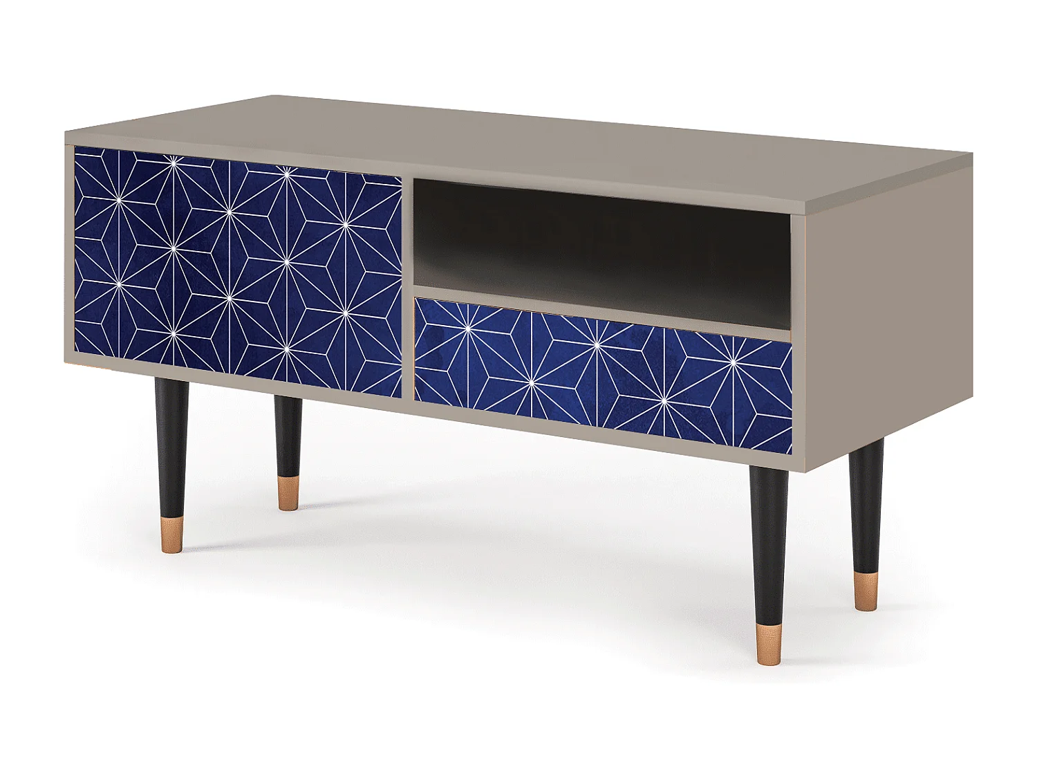 Meuble TV - 115х59х48 cm - T3 - Milky Way, Sable