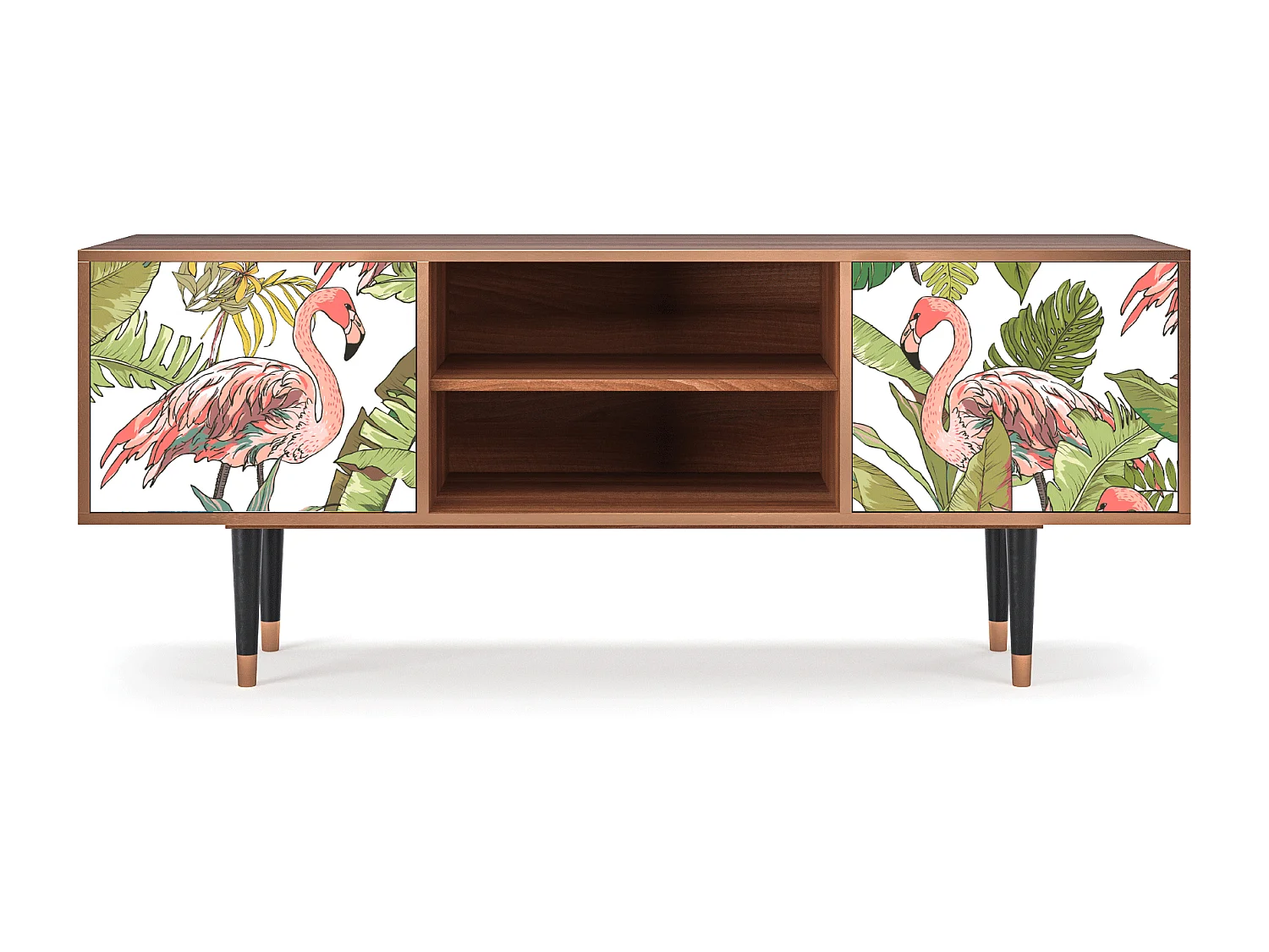 TV-meubel - 170х69х48 cm - T2 - Sweet Flamingo, Walnoot